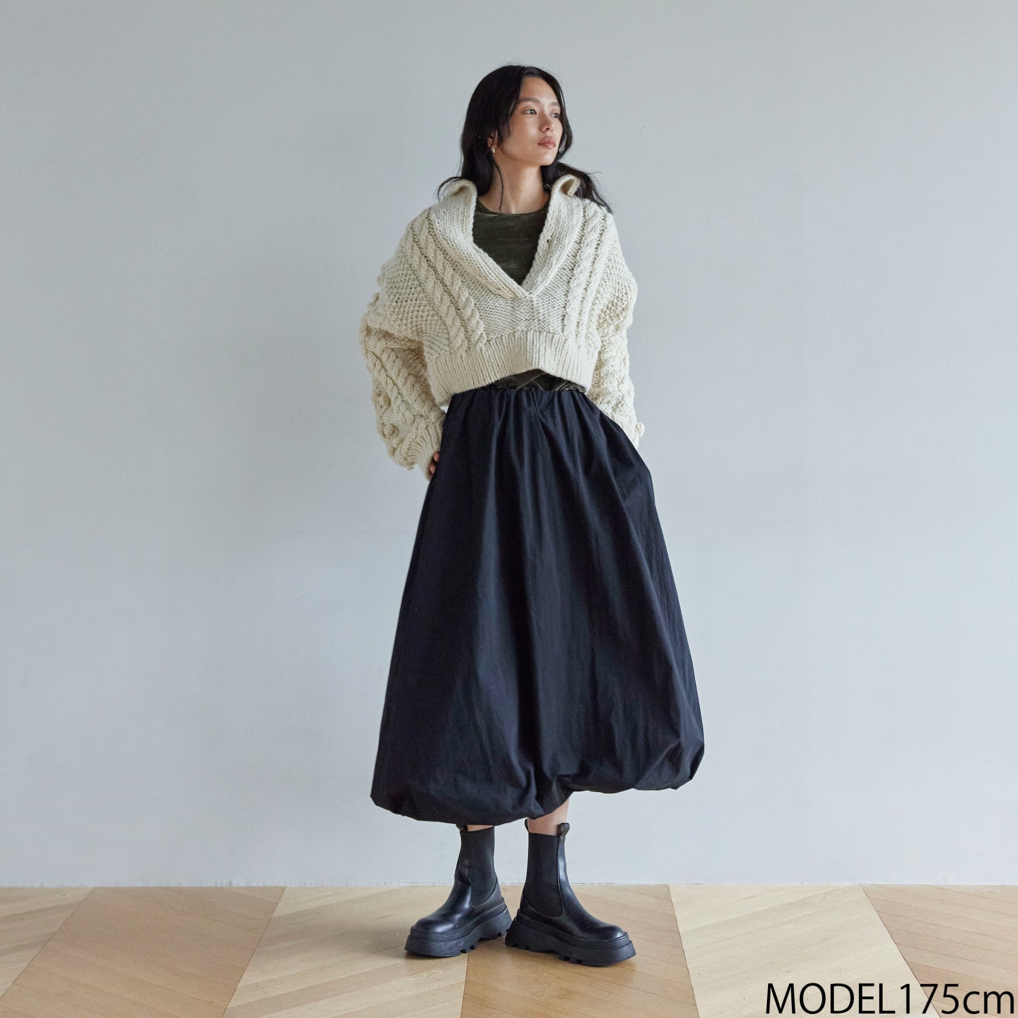 Hand made Wool ハイネックプルオーバー