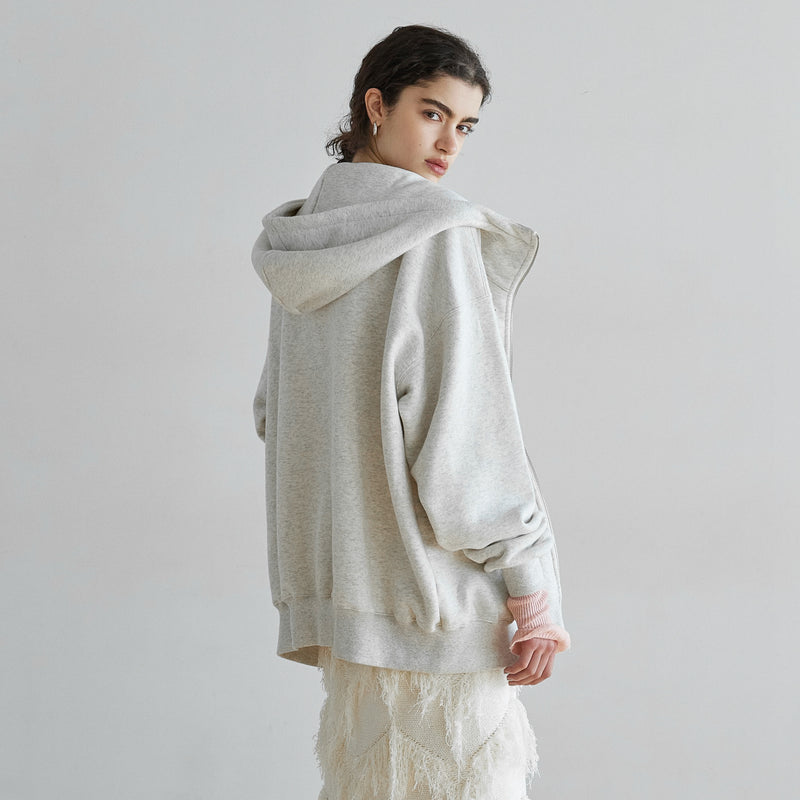 Volume Sweat Big Zipフーディー