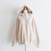 Volume Sweat Big Zip Hoodie