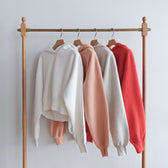 Volume Sweat Short Hoodie Pullover