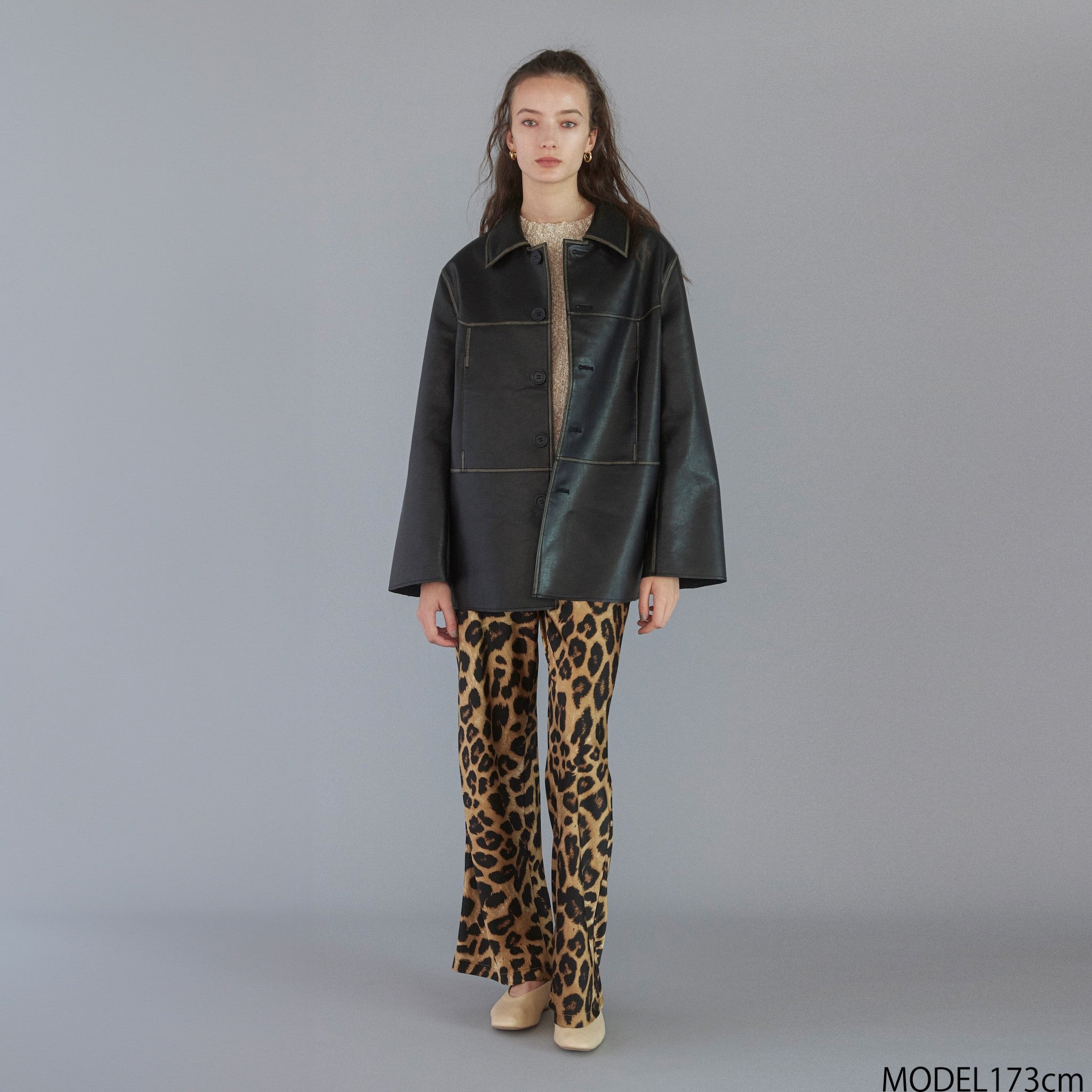 Sea Room Lynn Vintage ECOレザーシャツジャケット