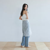 Padded combi lace cami dress