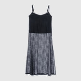 Padded combi lace cami dress