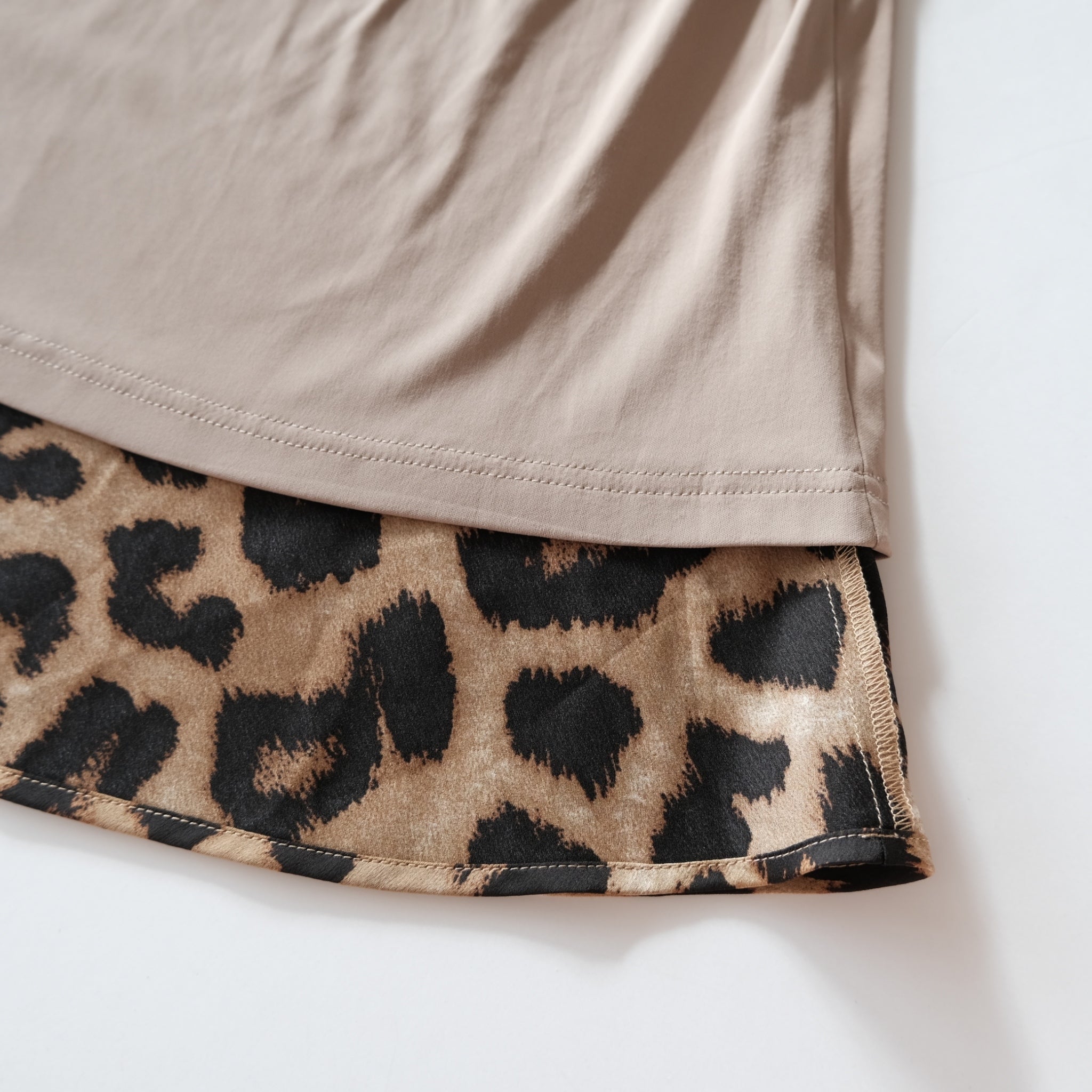 searoomlynn / Leopardサテンマーメイドスカート