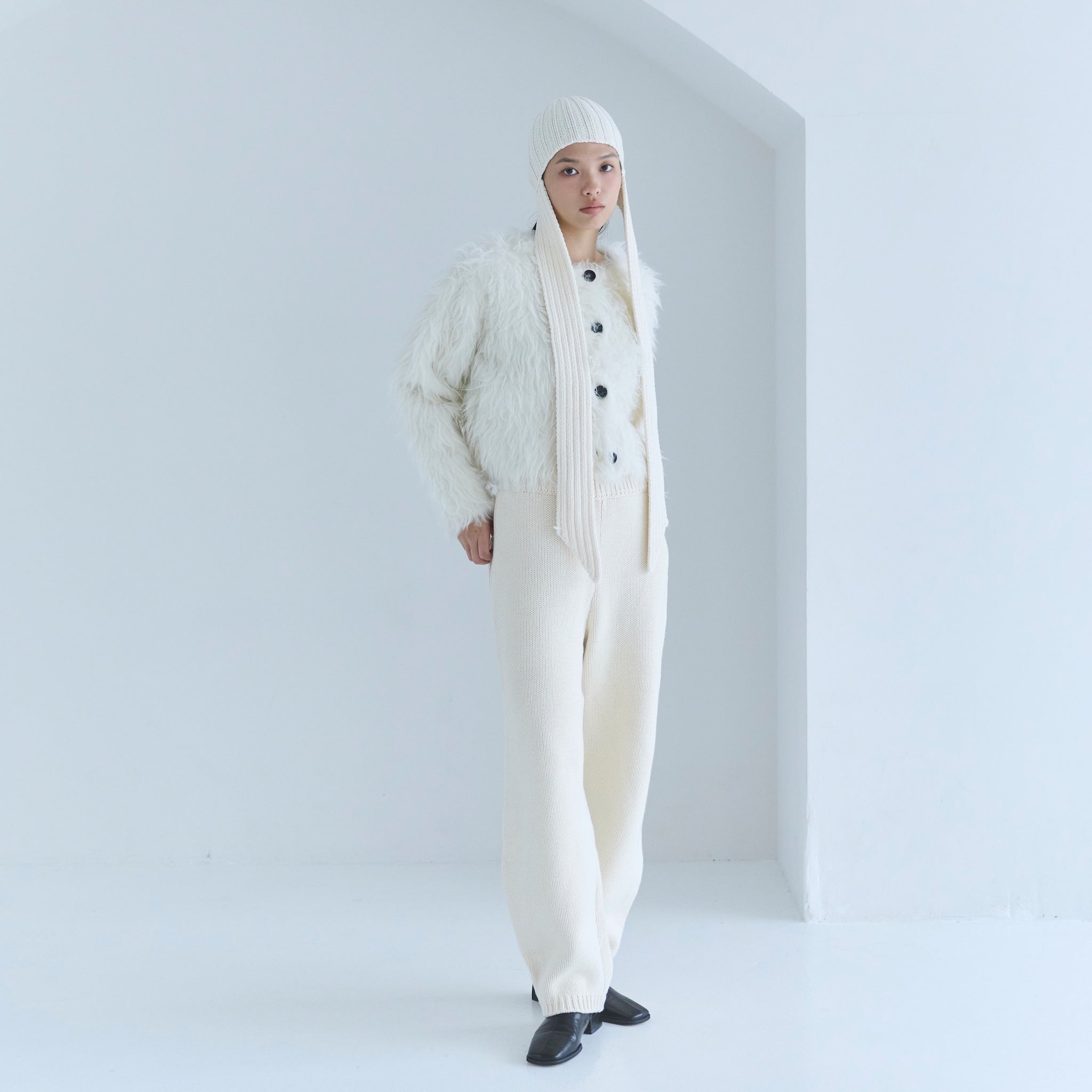 ♡searoomlynn♡ 2way militaryボリュームパンツ Heavyコットンボリュームニットパンツ