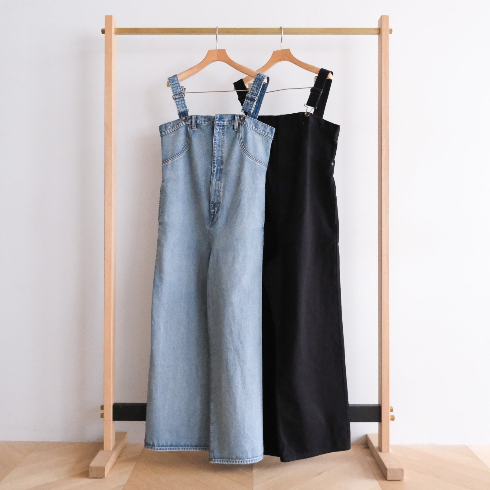 Denimベアサロペット