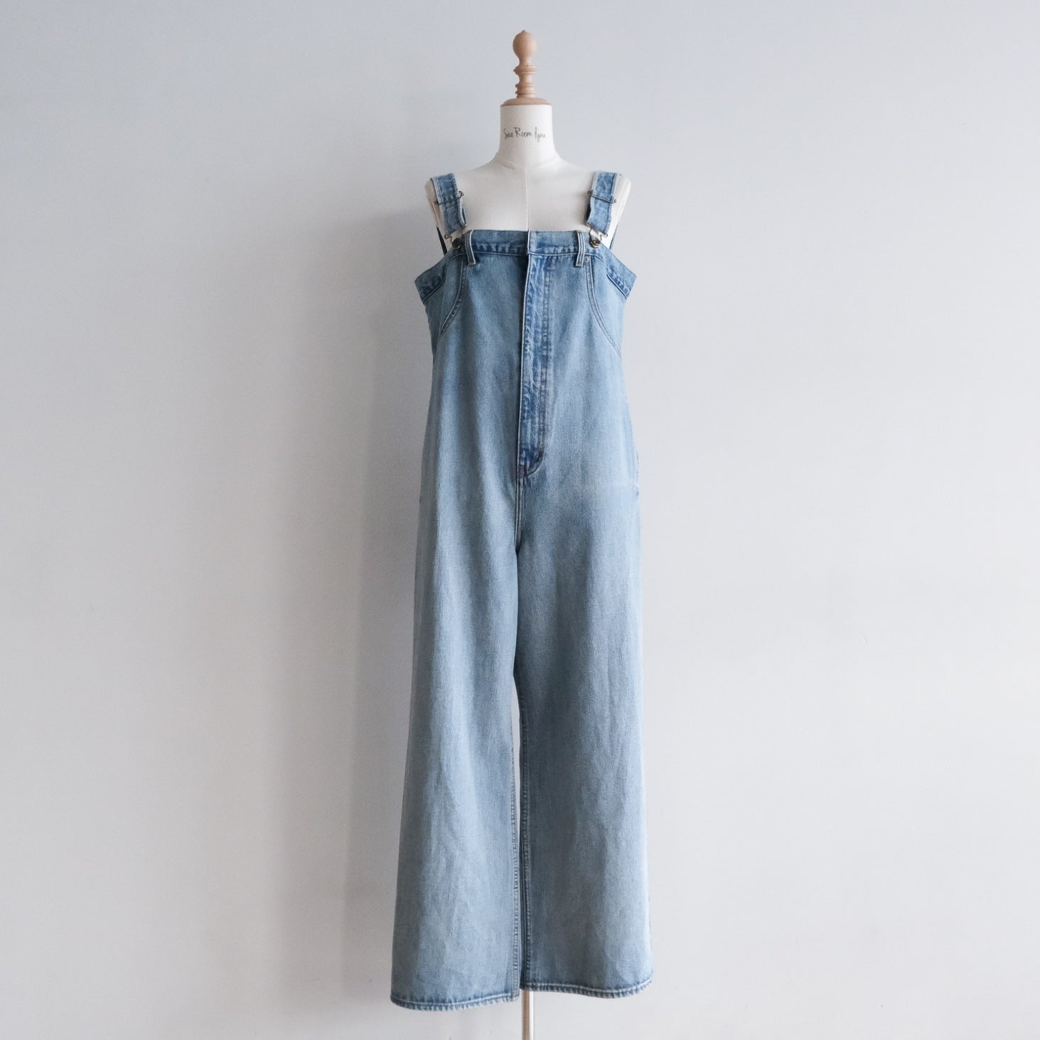 Denimベアサロペット