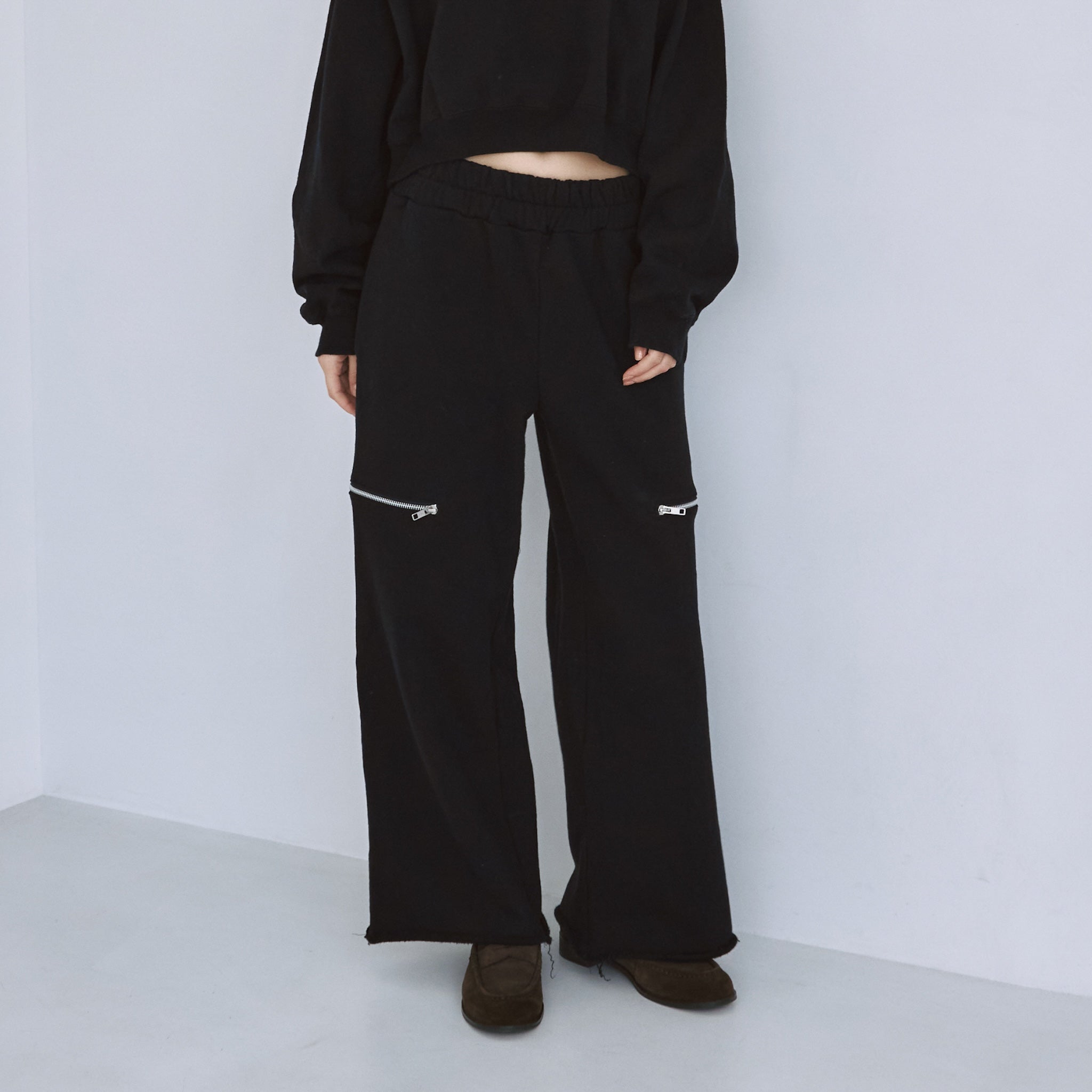 WAKE. STAND by Setinn ナイロンパンツ Ｌサイズ Heavy Sweat Side Zipカットパンツ