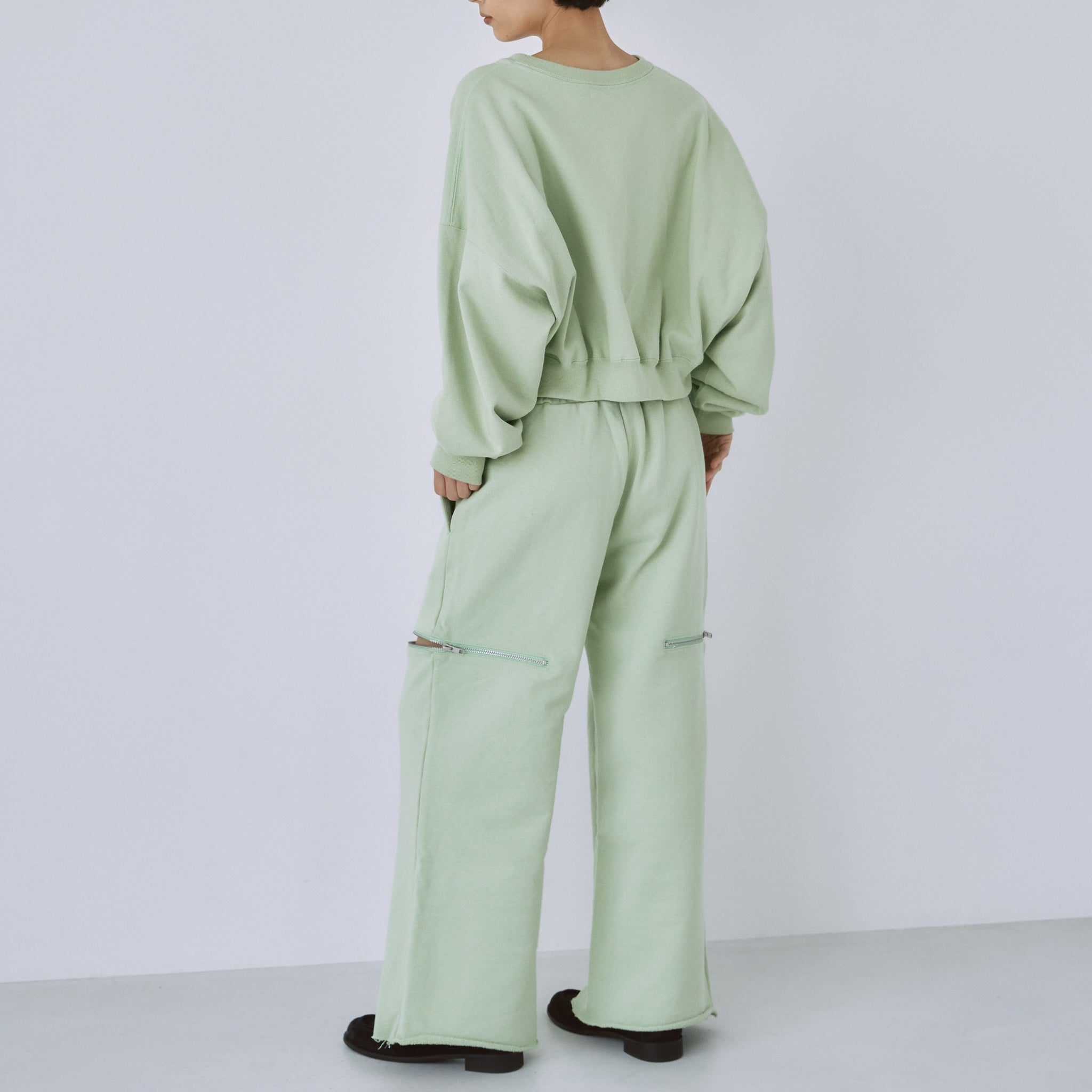 searoomlynn パンツセット Heavy Sweat Side Zipカットパンツ