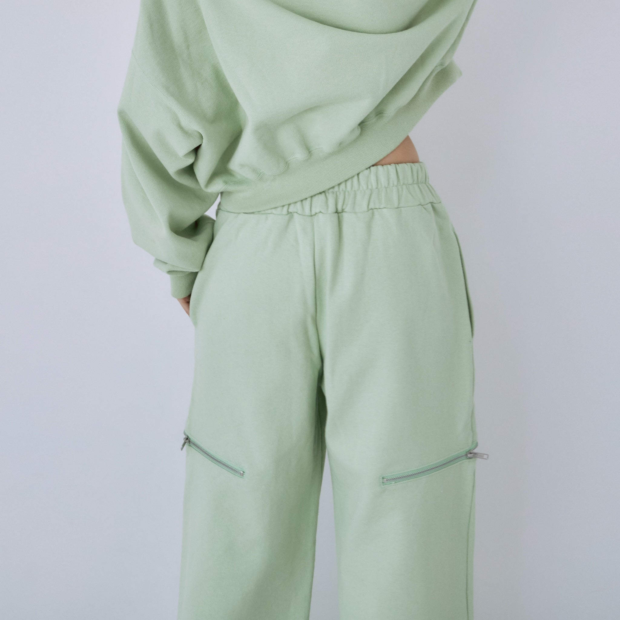 Heavy Sweat Side Zipカットパンツ