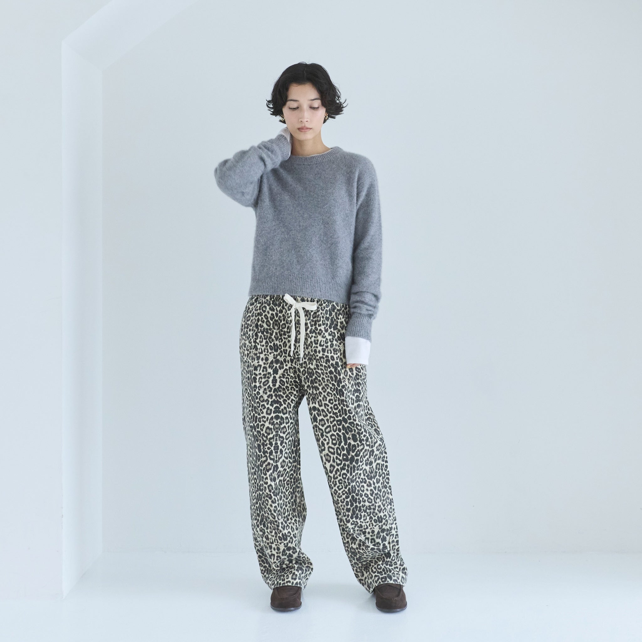 Fox Woolクルーネックニット