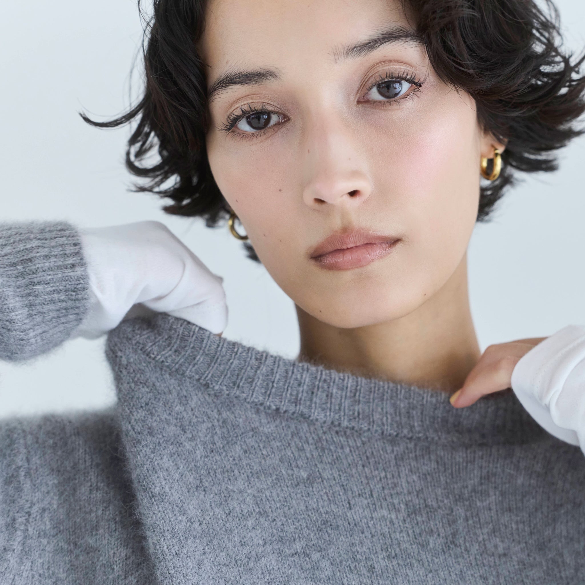 Fox Woolクルーネックニット