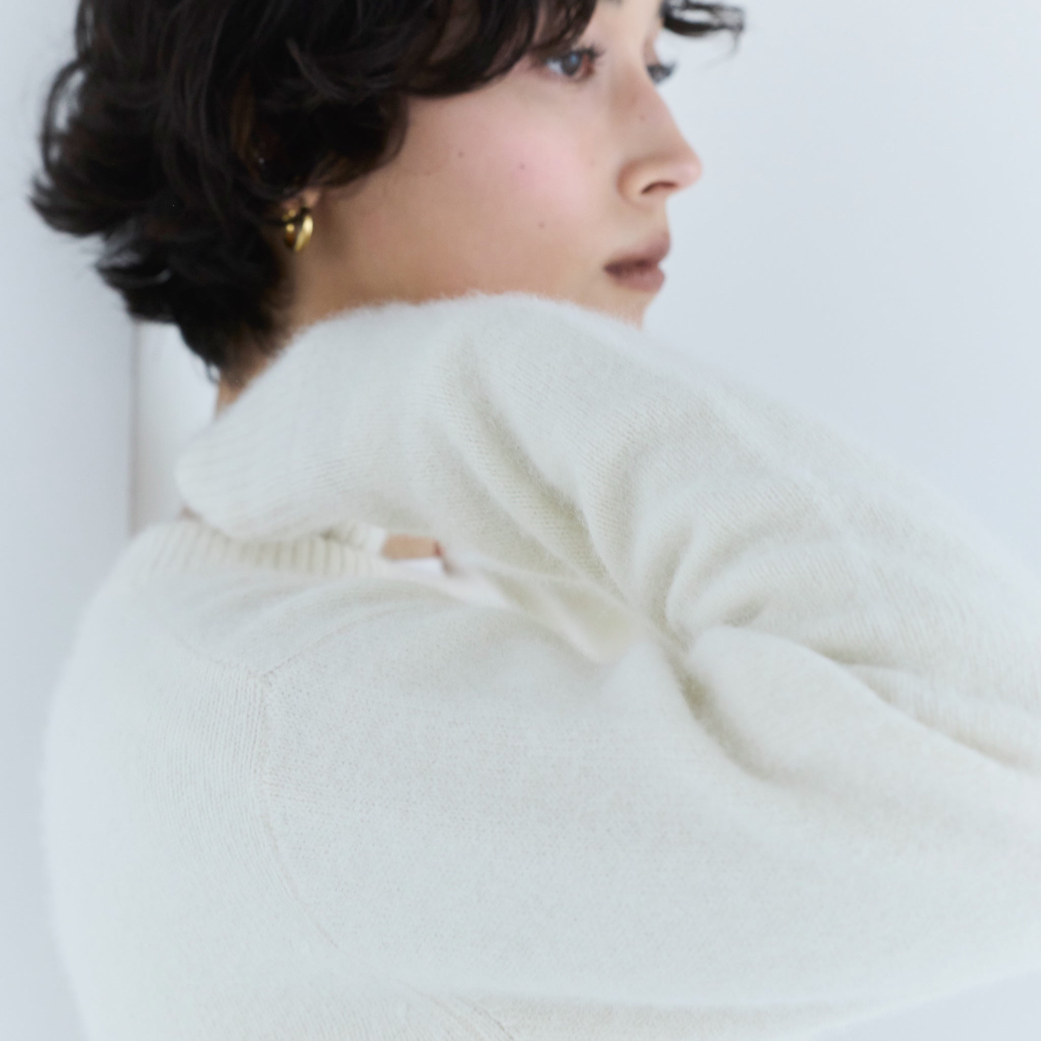 Fox Woolクルーネックニット