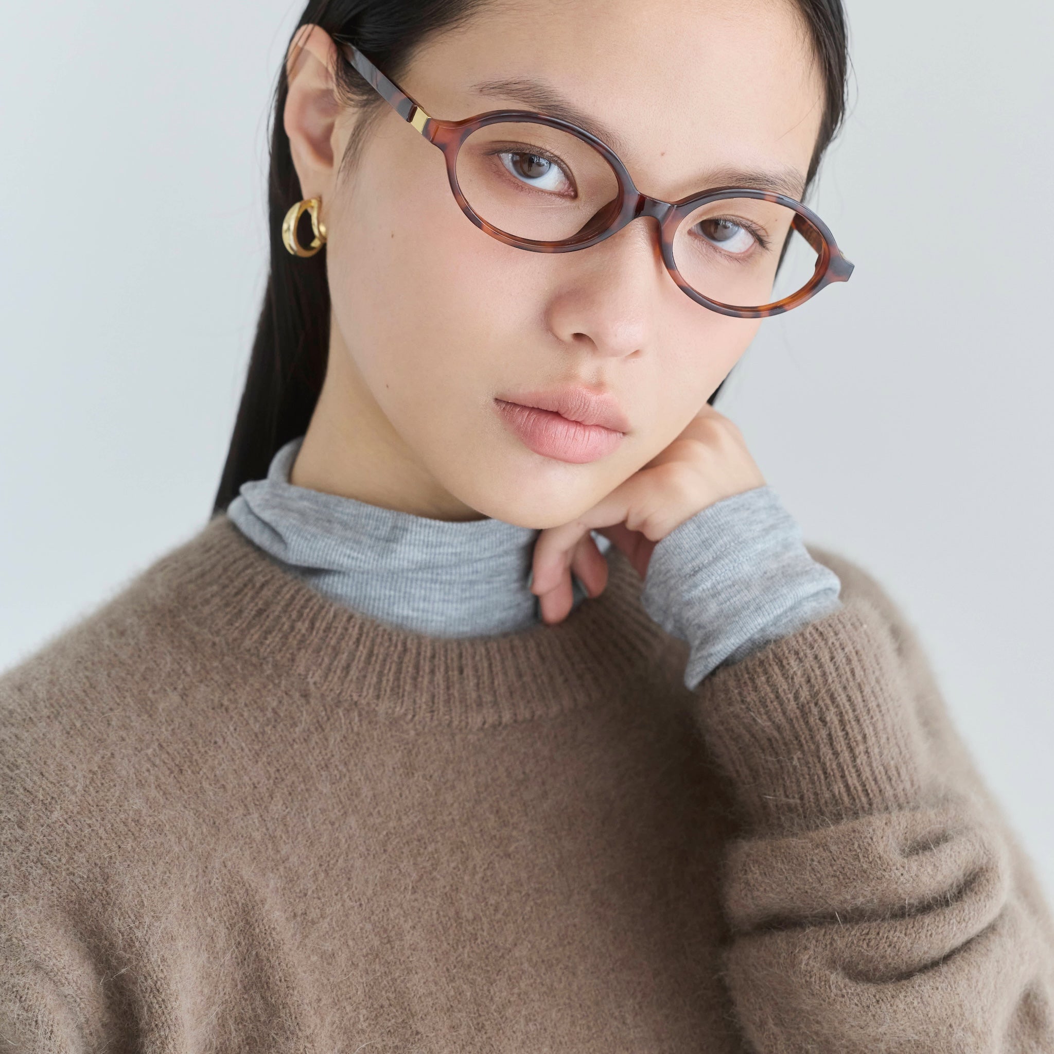 Fox Woolクルーネックニット