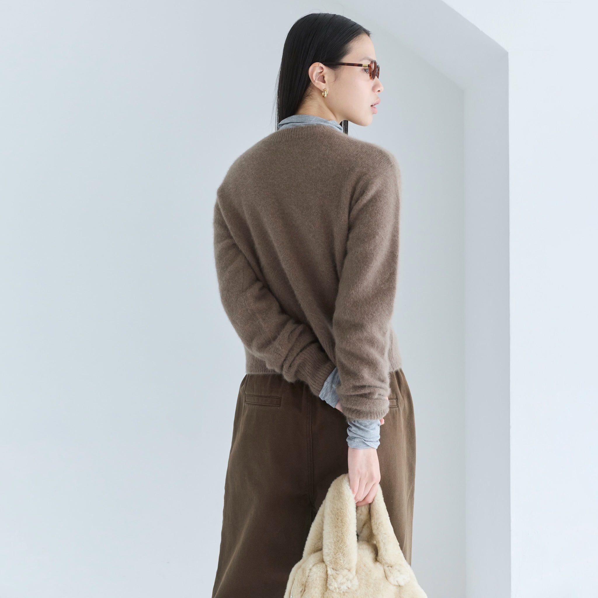 FRAMWORK FOXニット ブラウン この秋冬の本命を総ざらい！“今着たい”が見つかるニットガイド