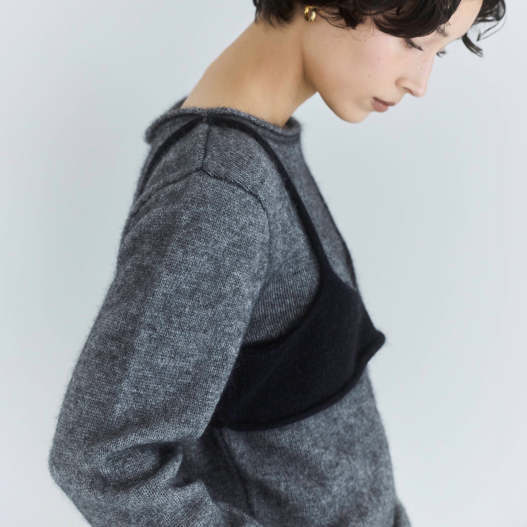 Raccoon woolビスチェニット