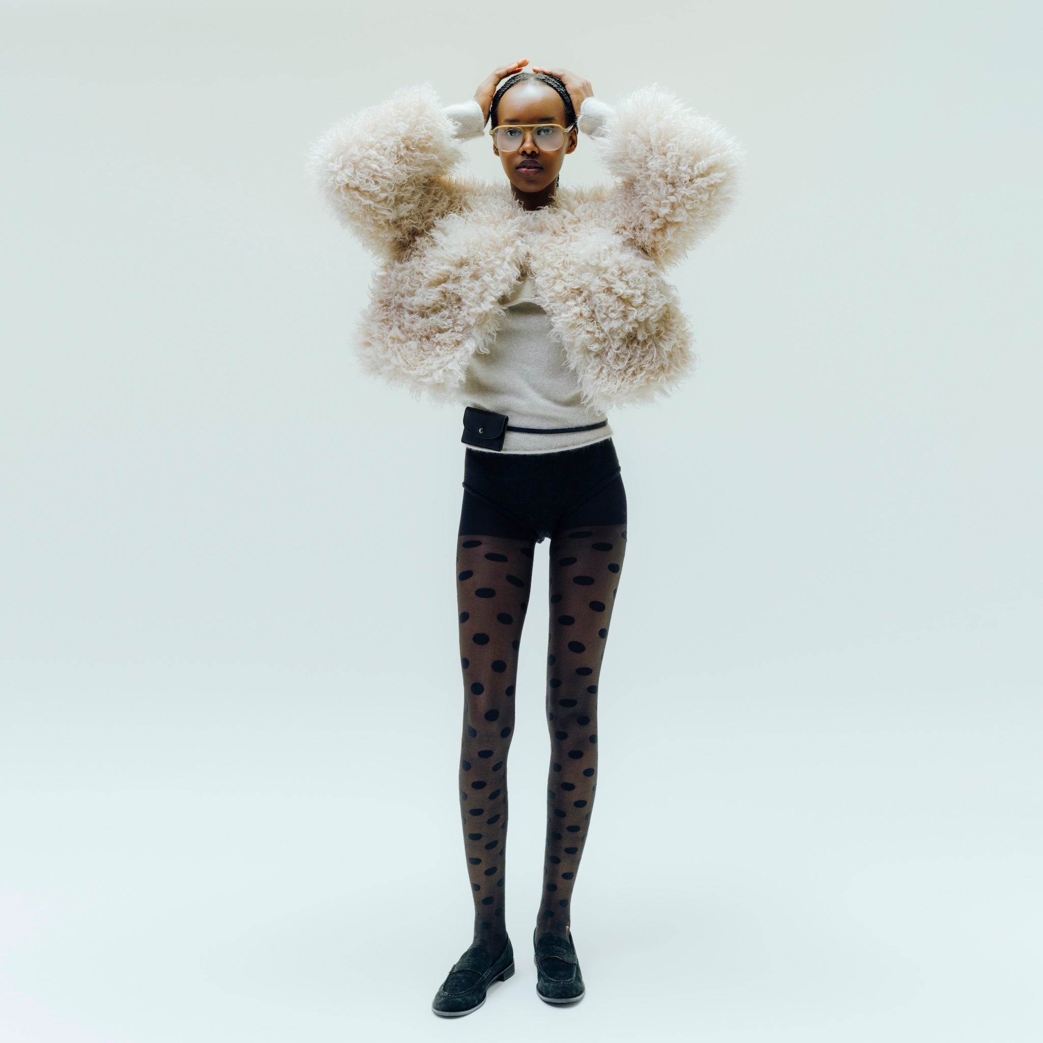 Raccoon woolビスチェニット