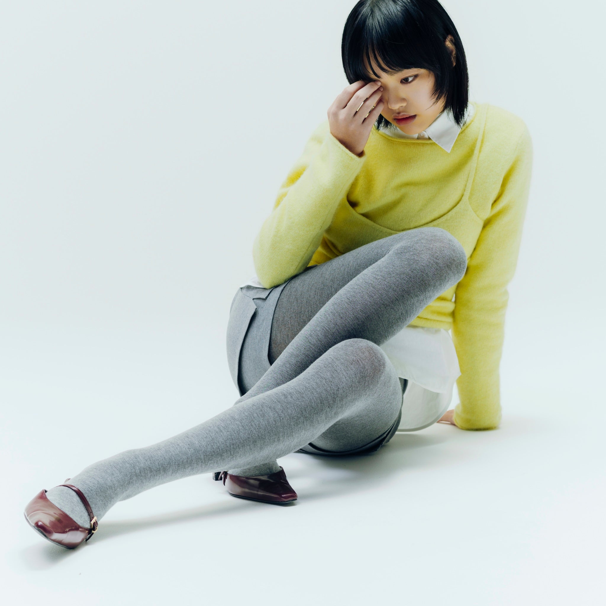 Raccoon woolビスチェニット