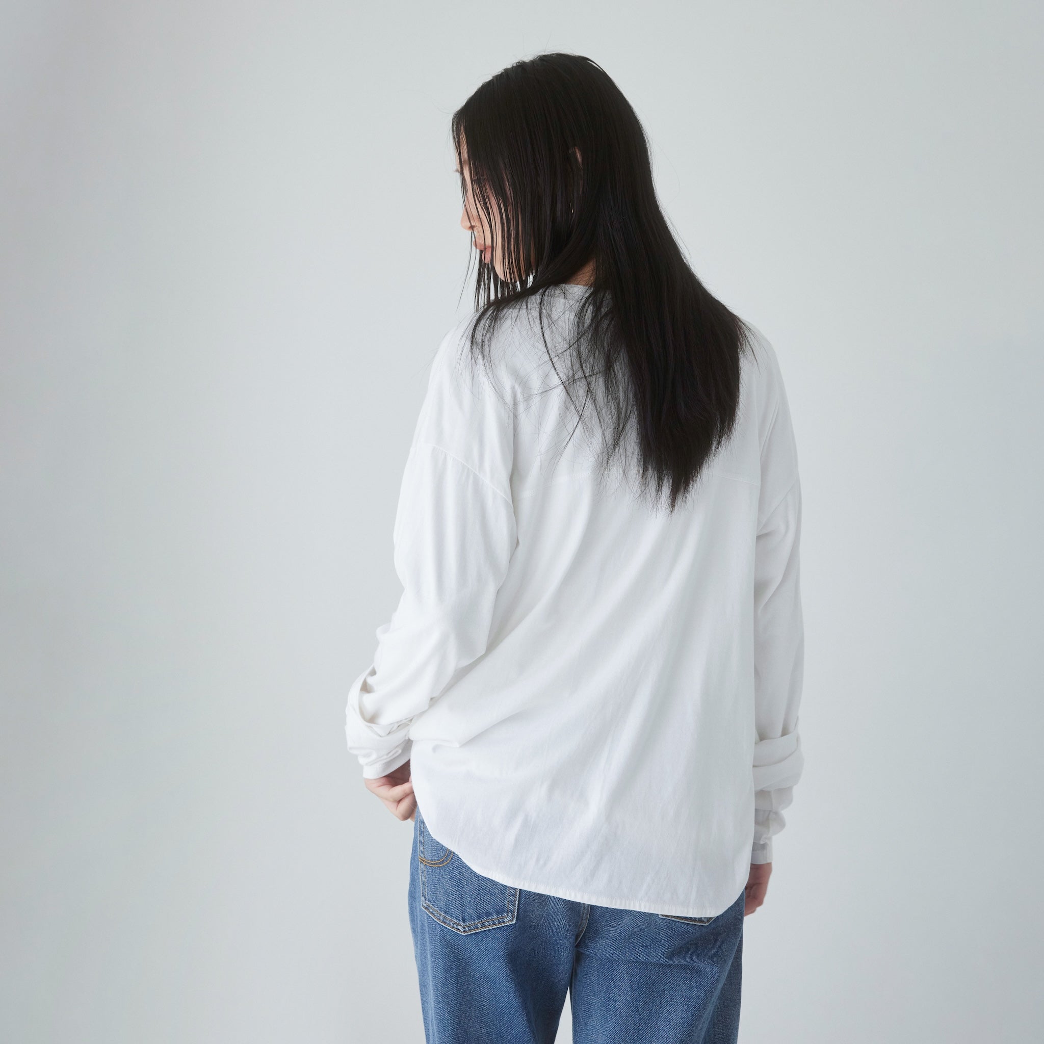 Cotton/silkモイストタッチカーディガン