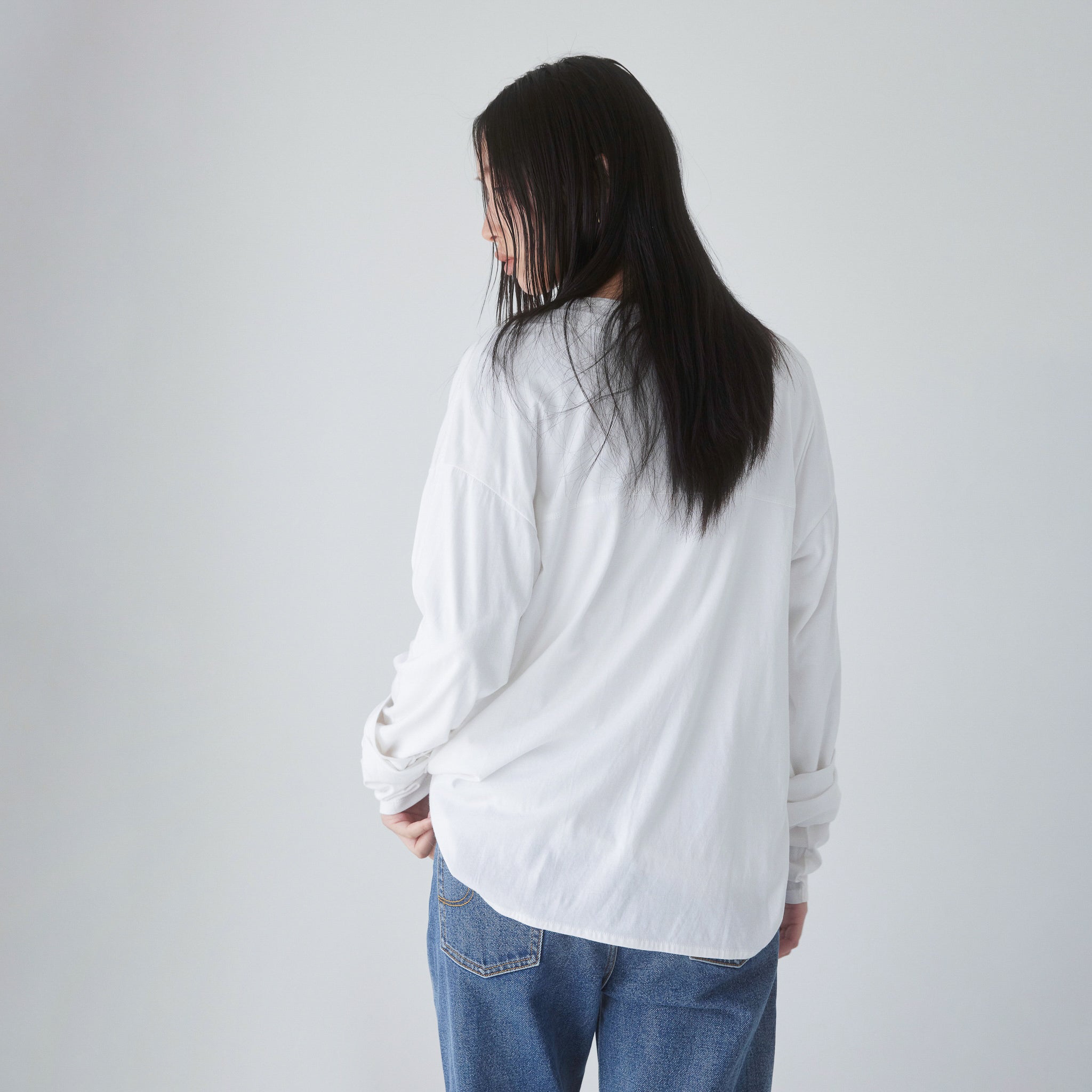 Cotton/silkモイストタッチカーディガン