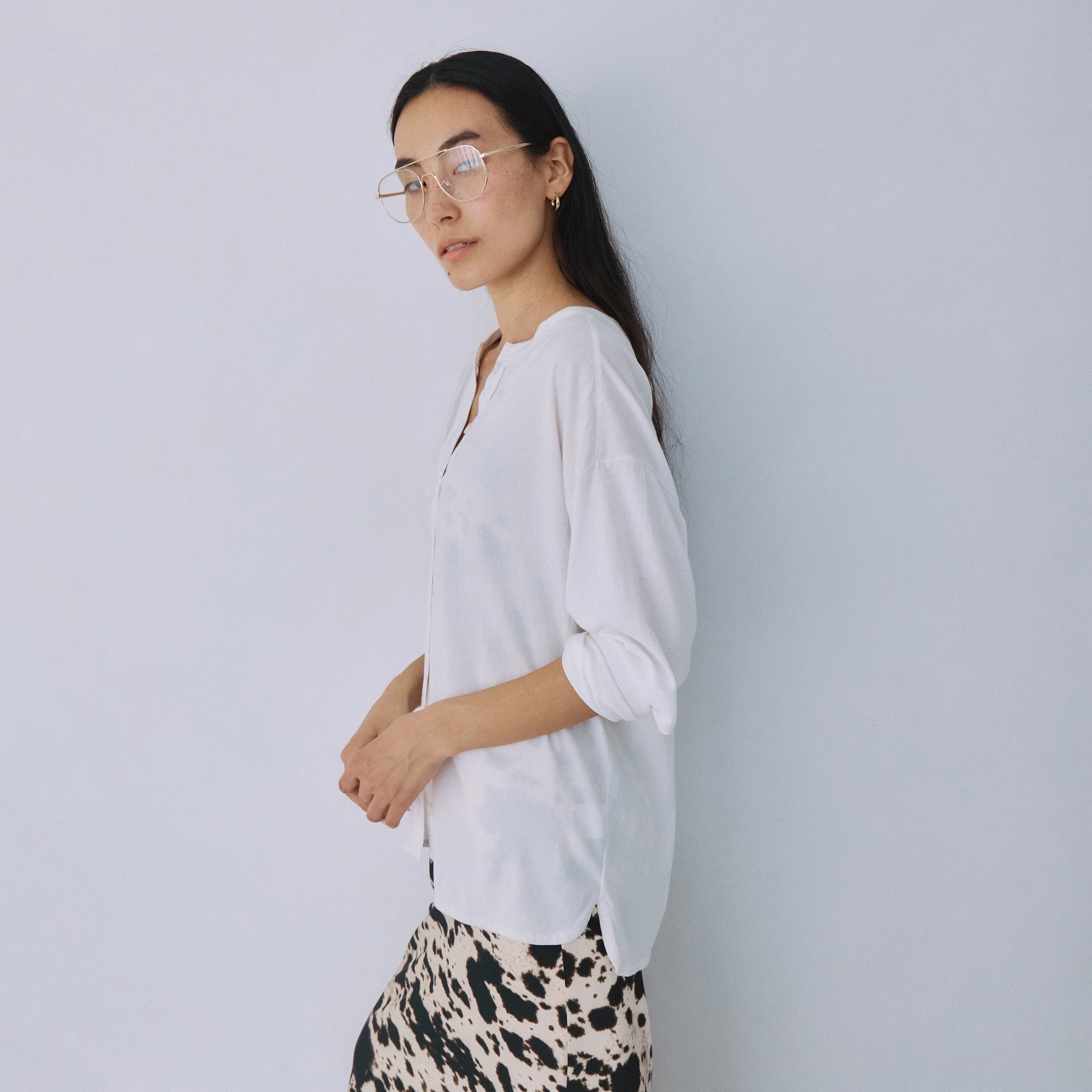 Cotton/silk moist touch cardigan