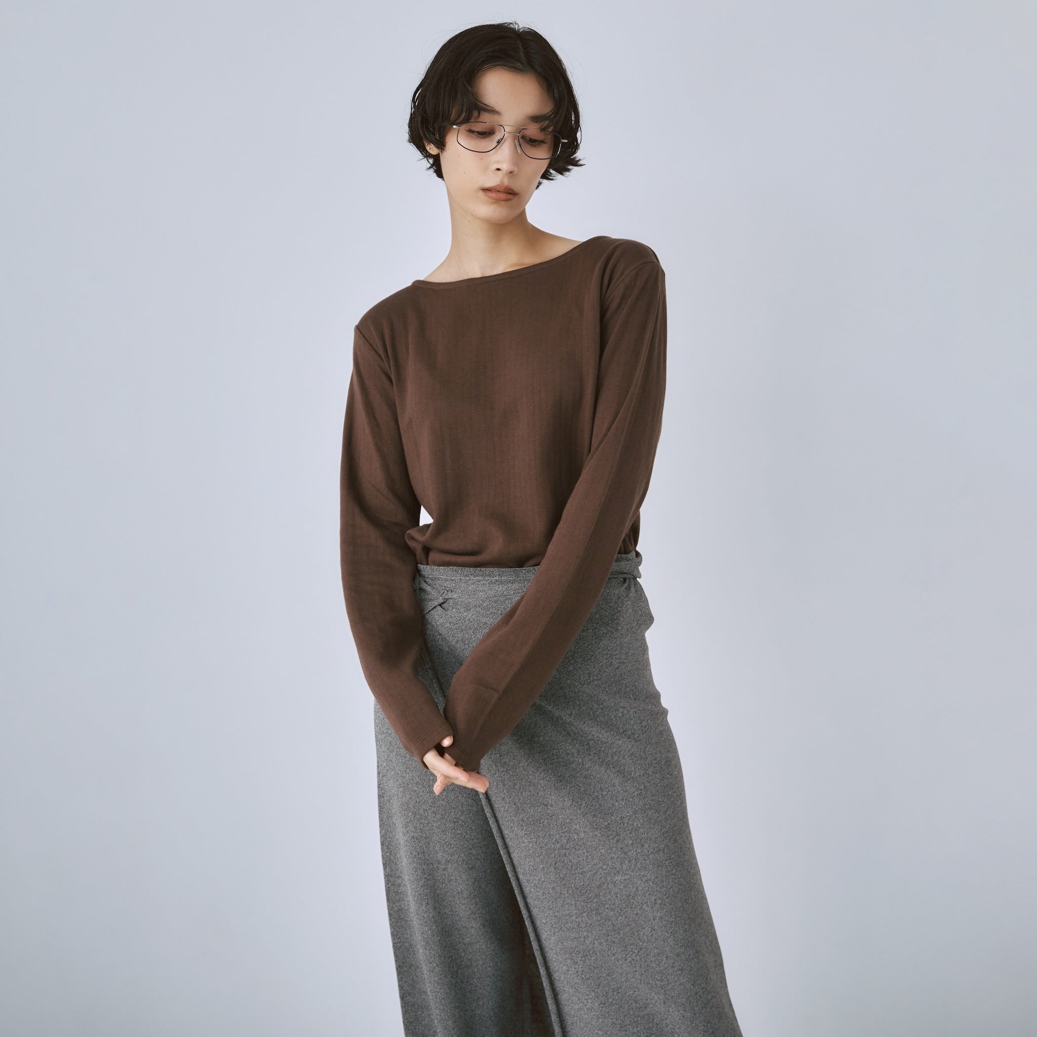 C/2FACE silkモイストタッチロンT