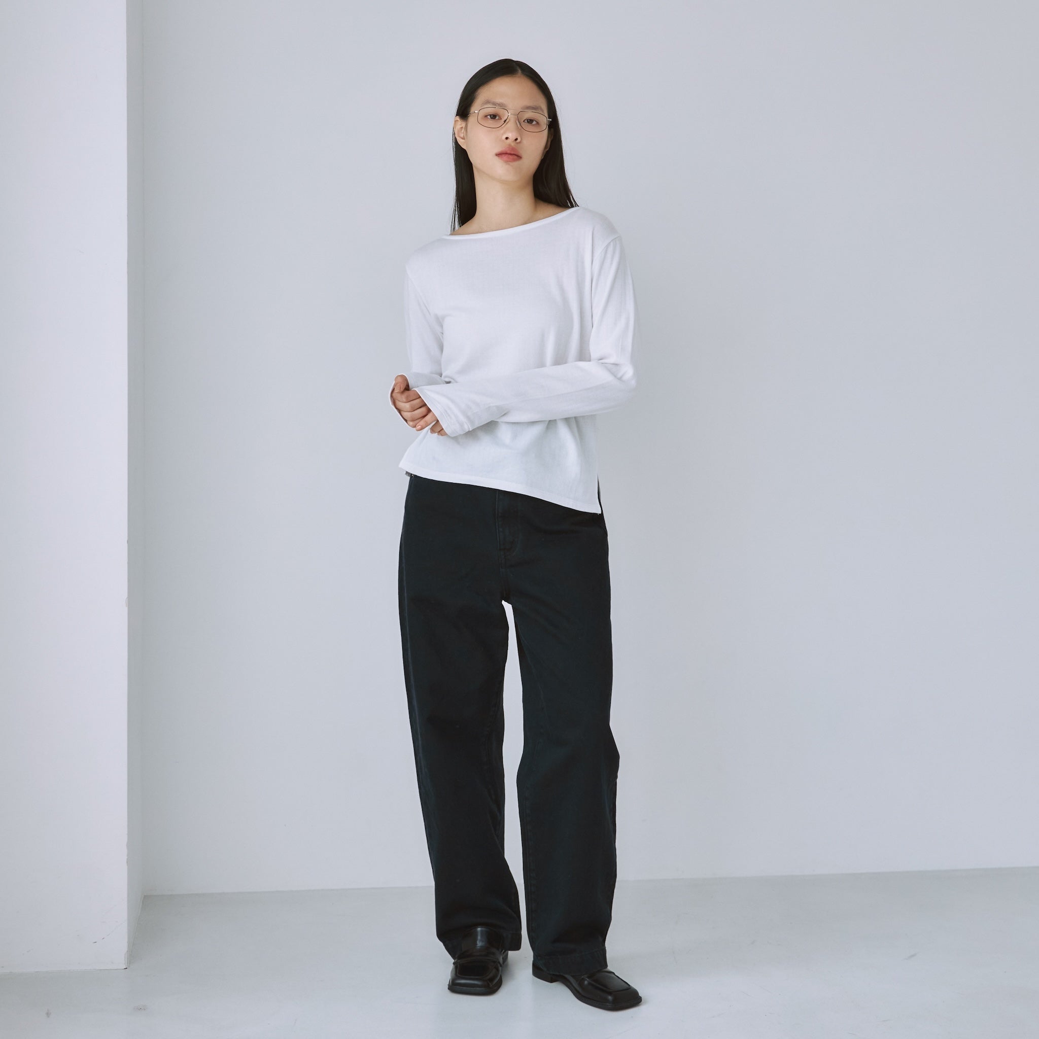 C/2FACE silkモイストタッチロンT