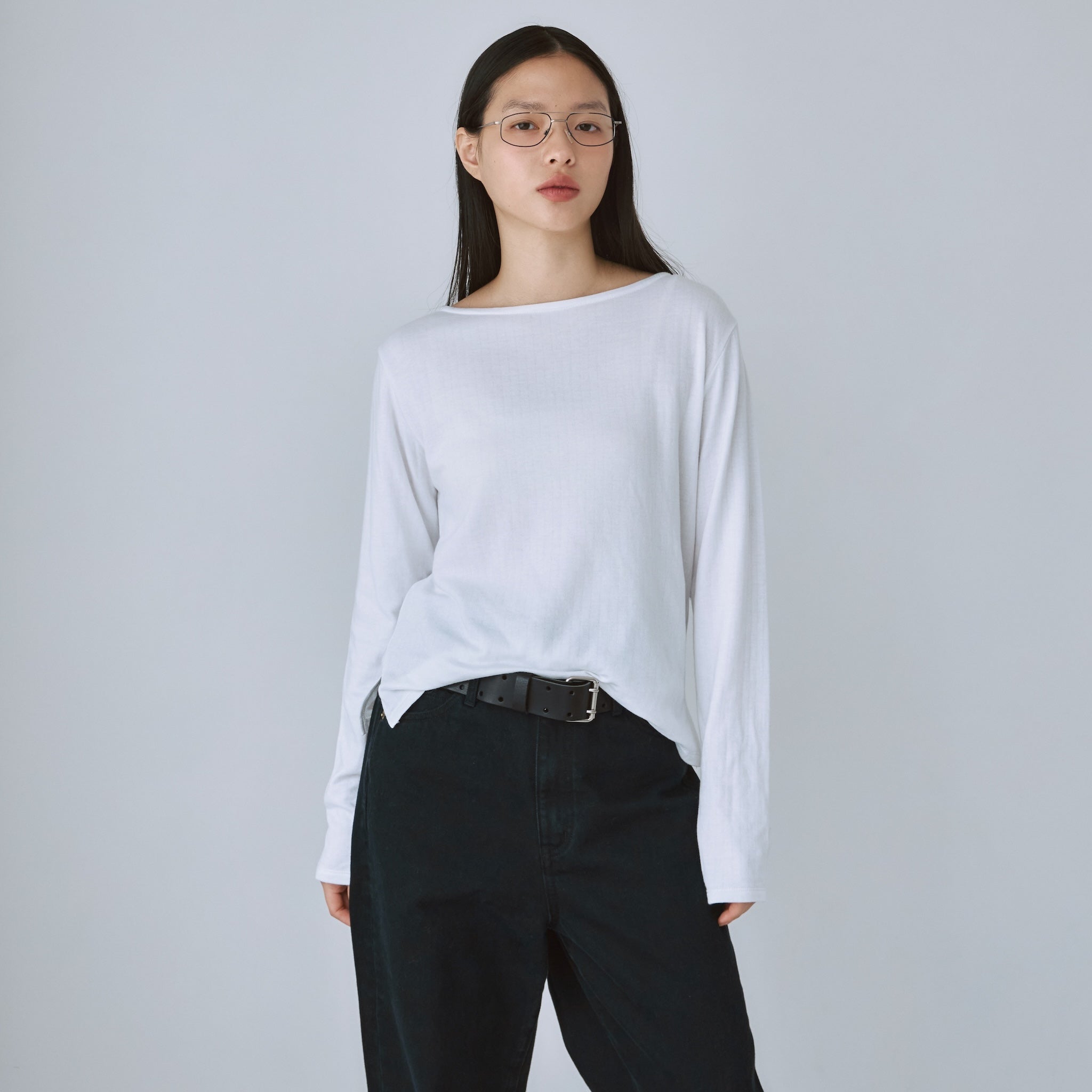 C/2FACE silkモイストタッチロンT