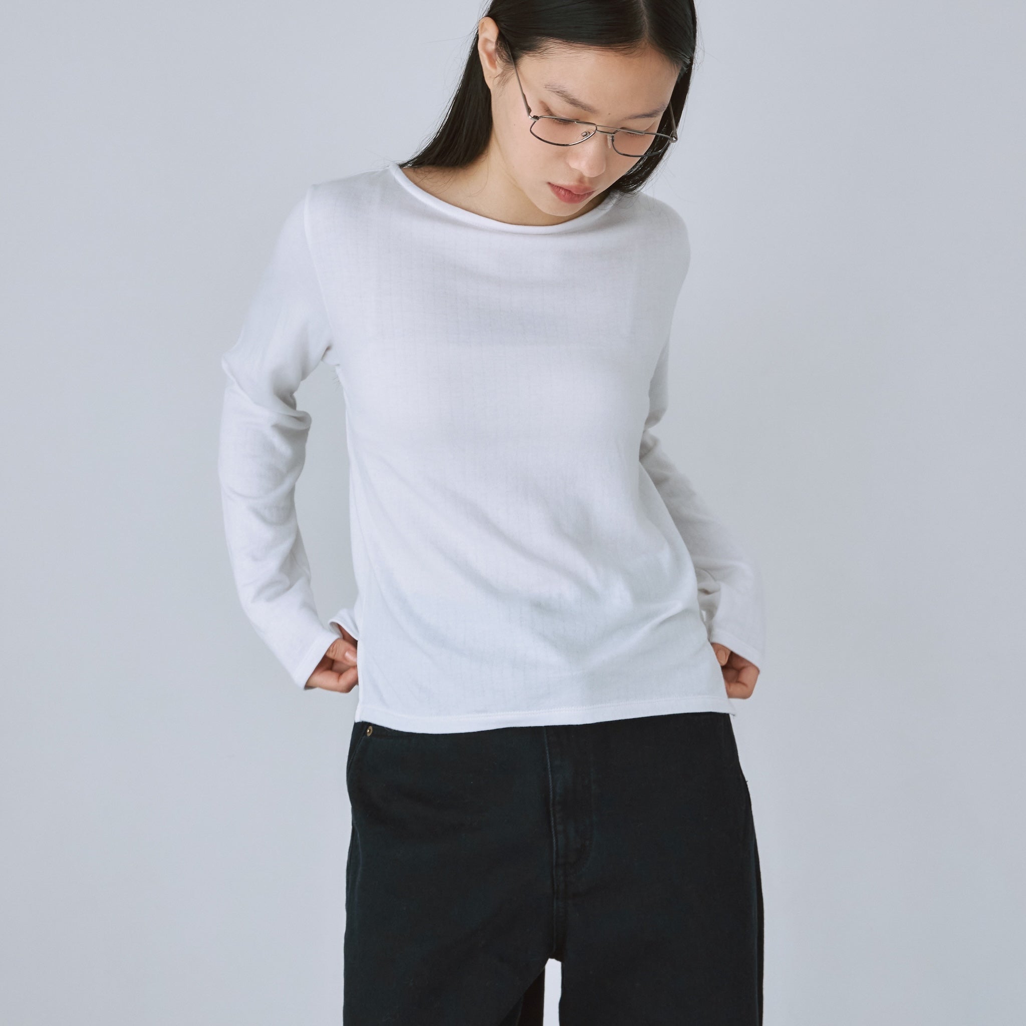 C/2FACE silkモイストタッチロンT
