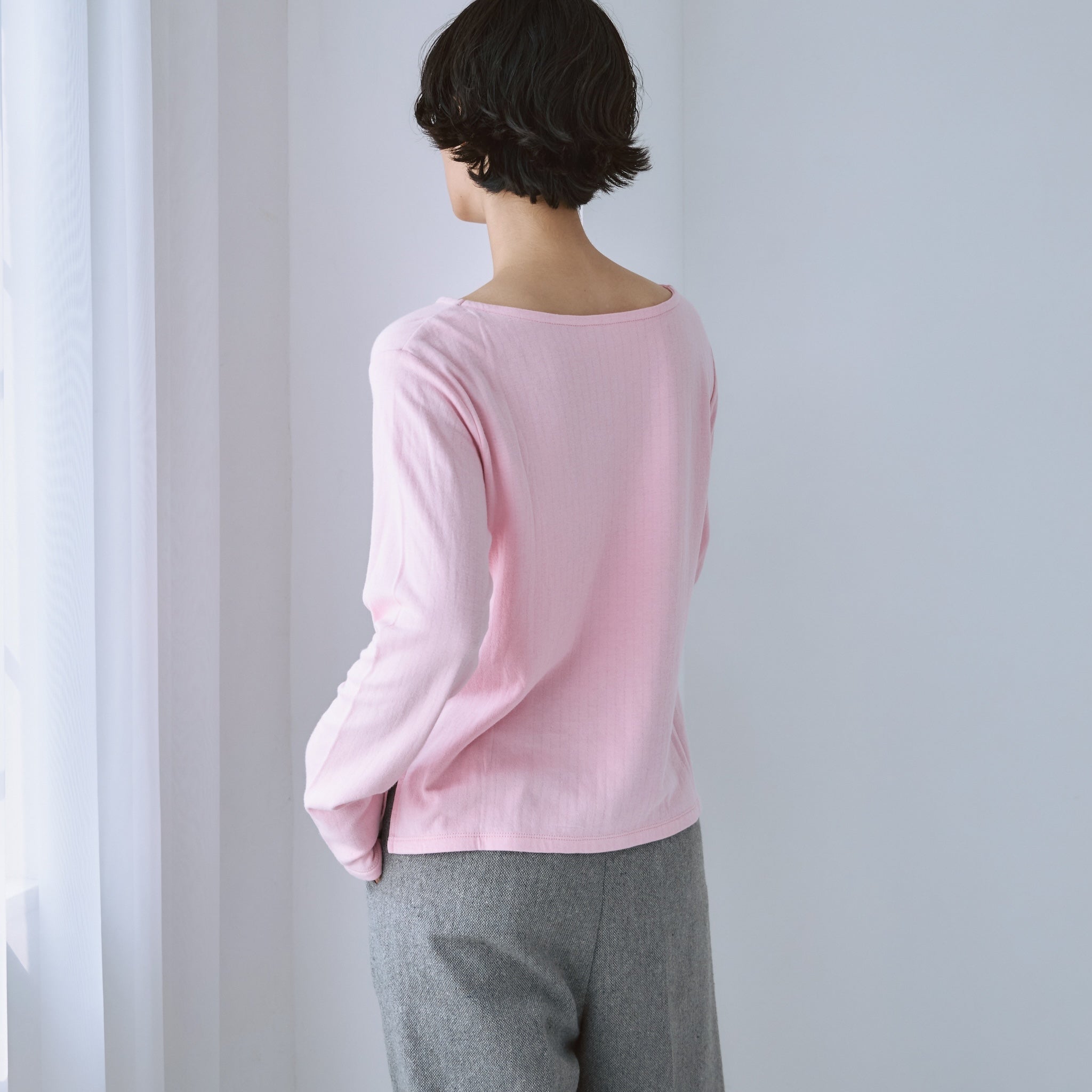 C/2FACE silkモイストタッチロンT