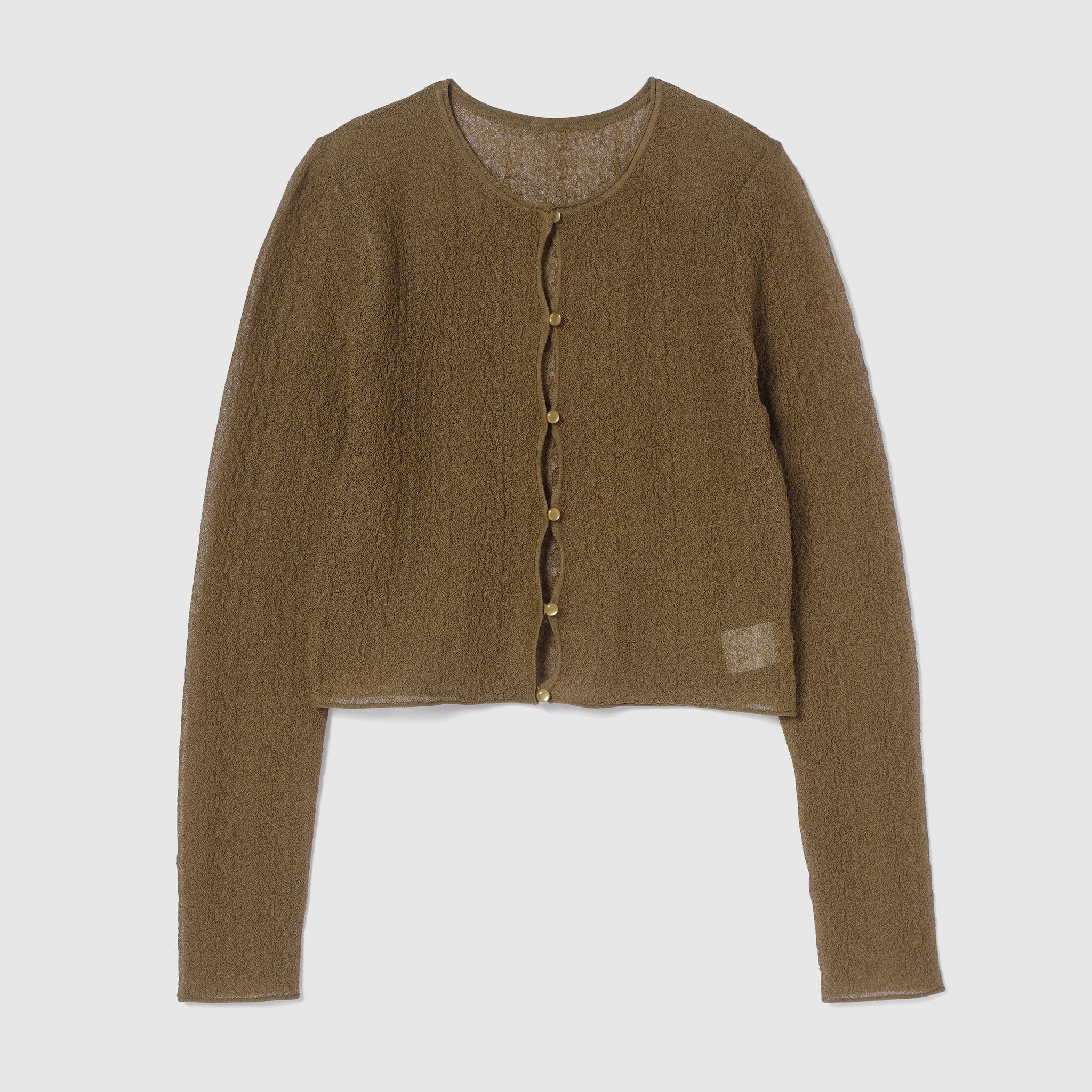 Soft Bumpy Knit Holeカーディガン