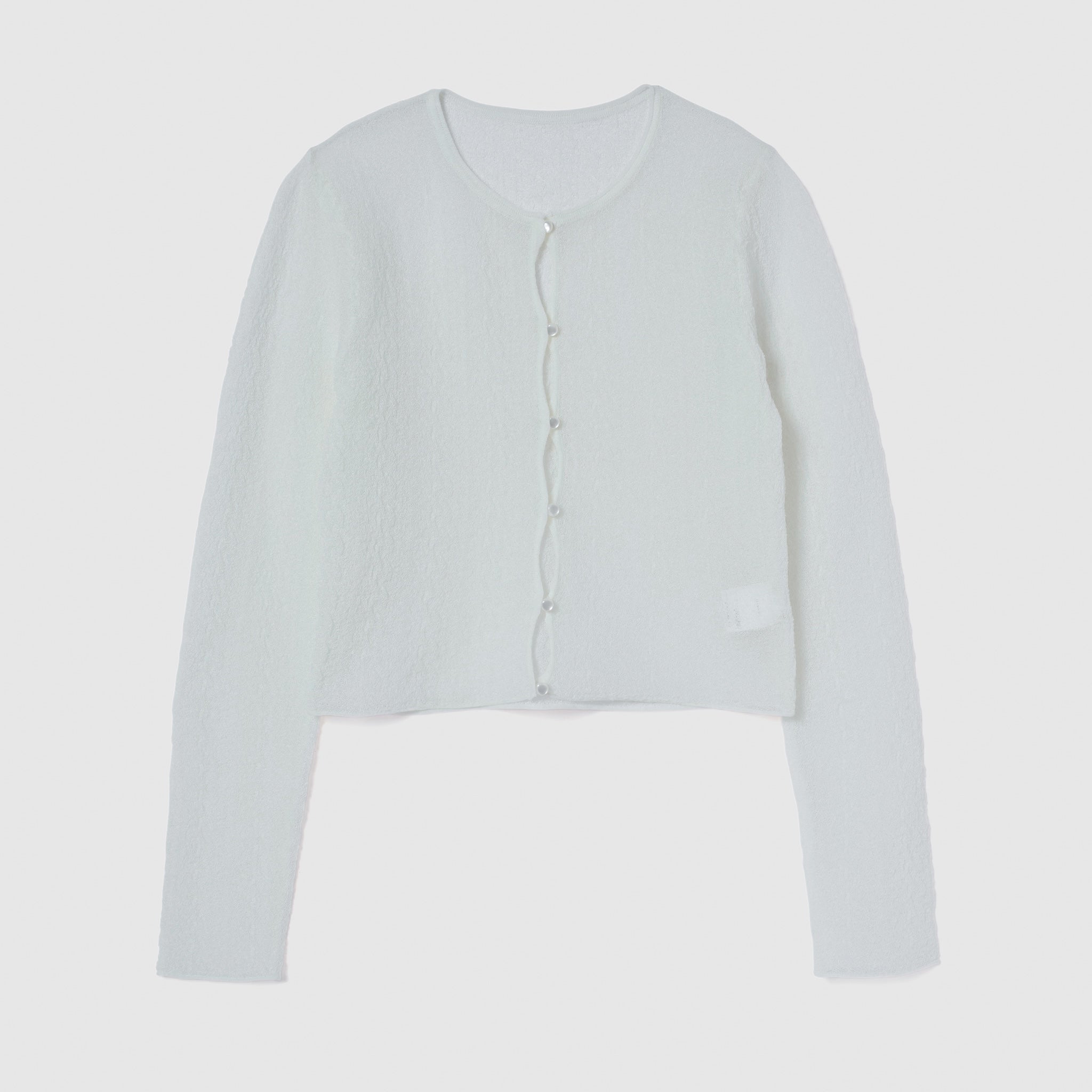 Soft Bumpy Knit Holeカーディガン