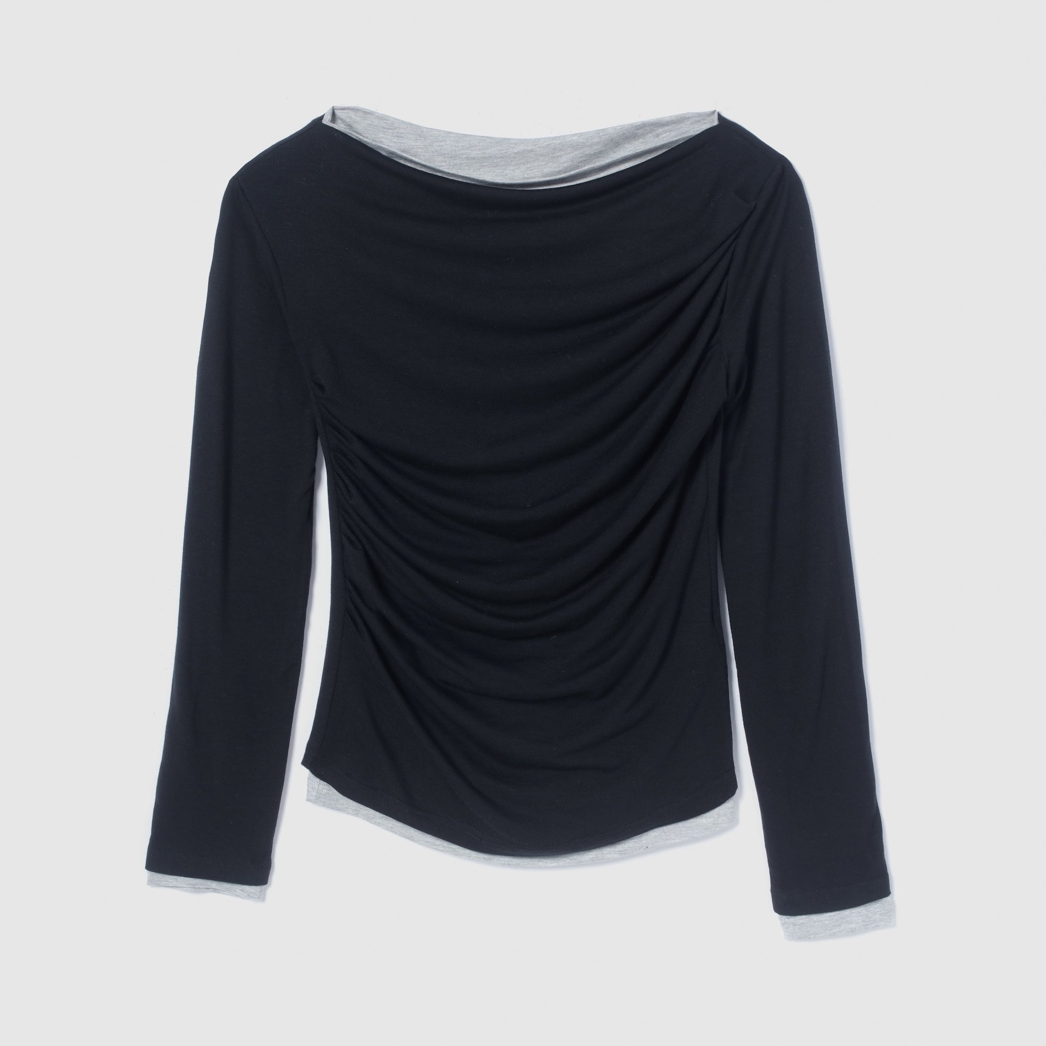 collab 2piece layered tops