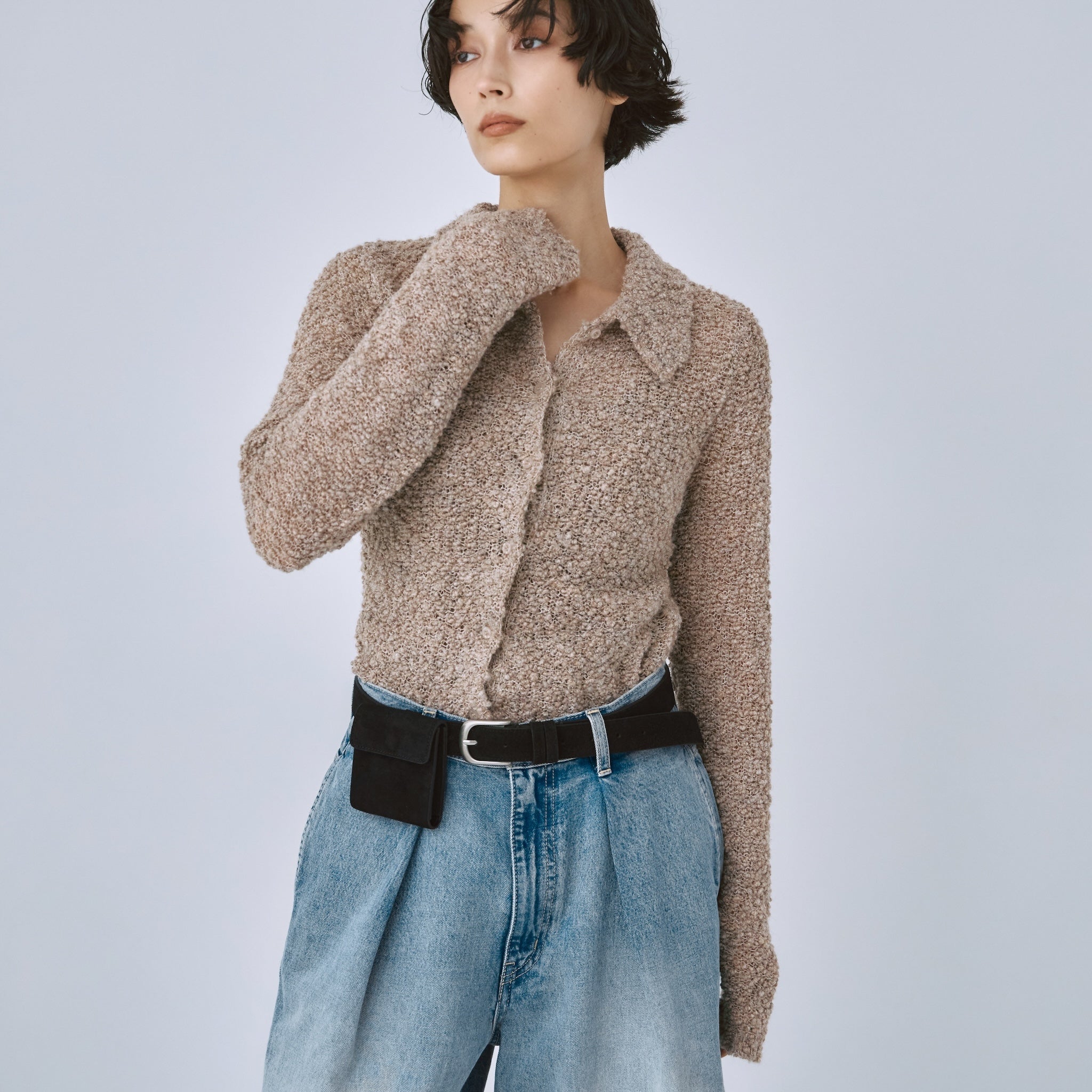 PopcornポロKnitトップス