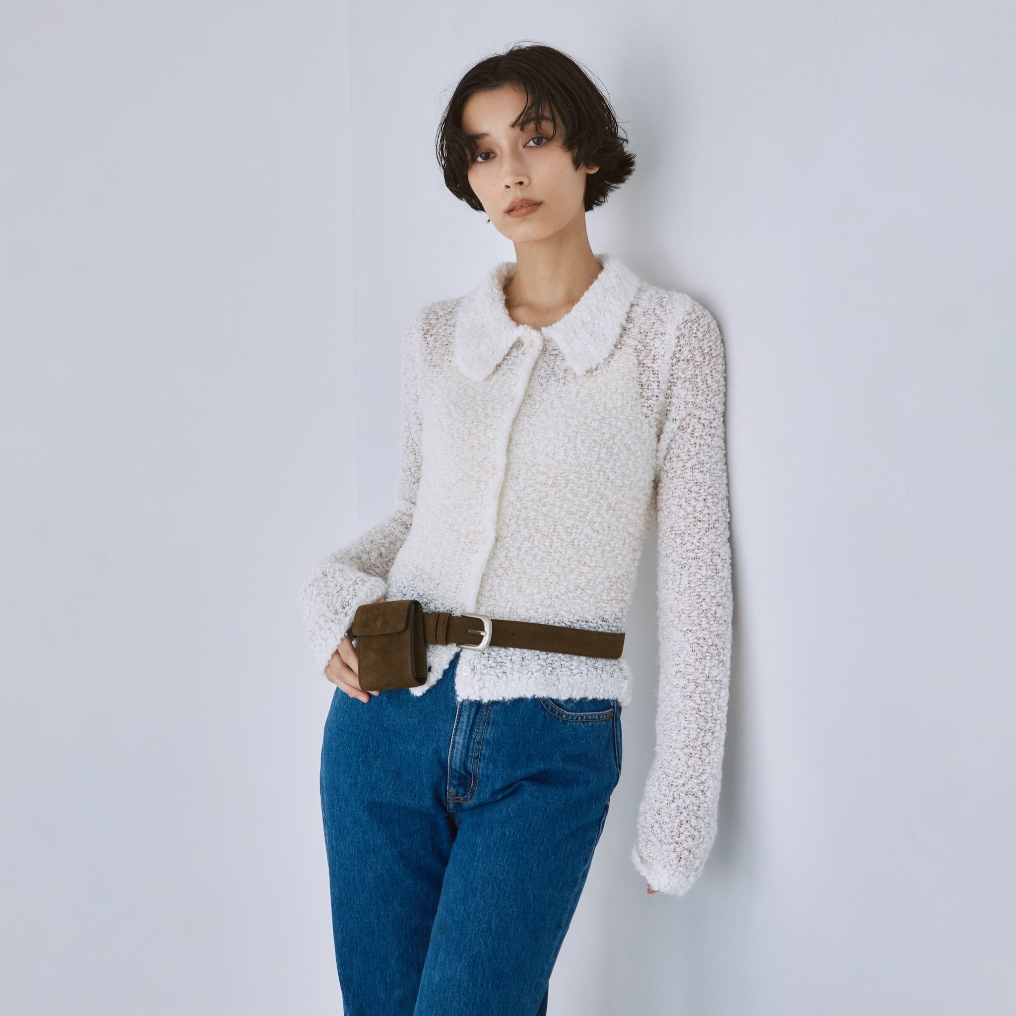 PopcornポロKnitトップス