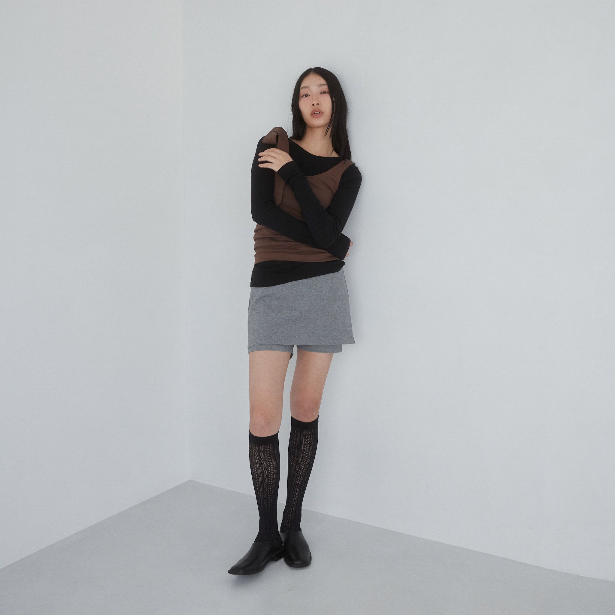 パッドin Mofty Asymmetryトップス