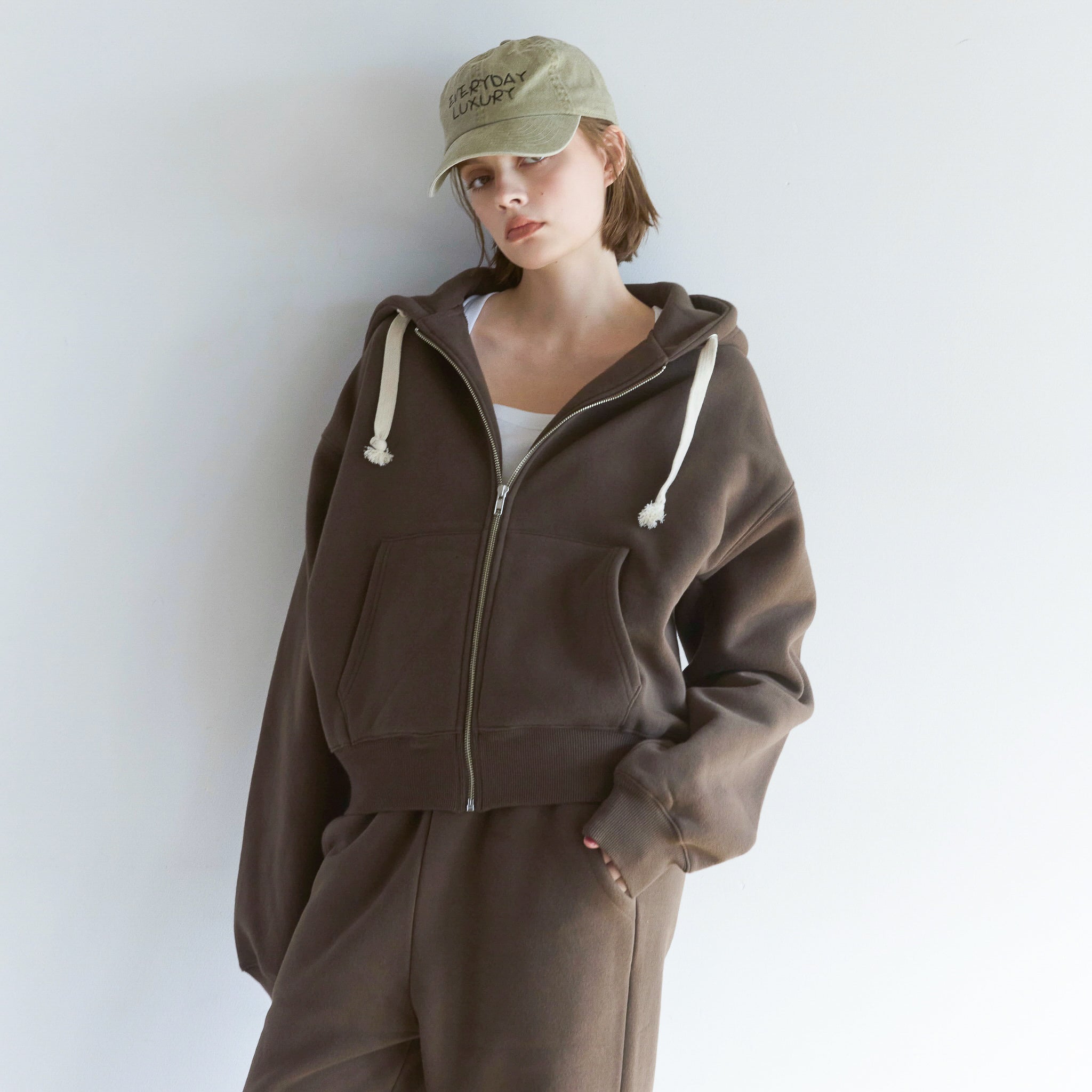 Volume Sweat Zipフーディー