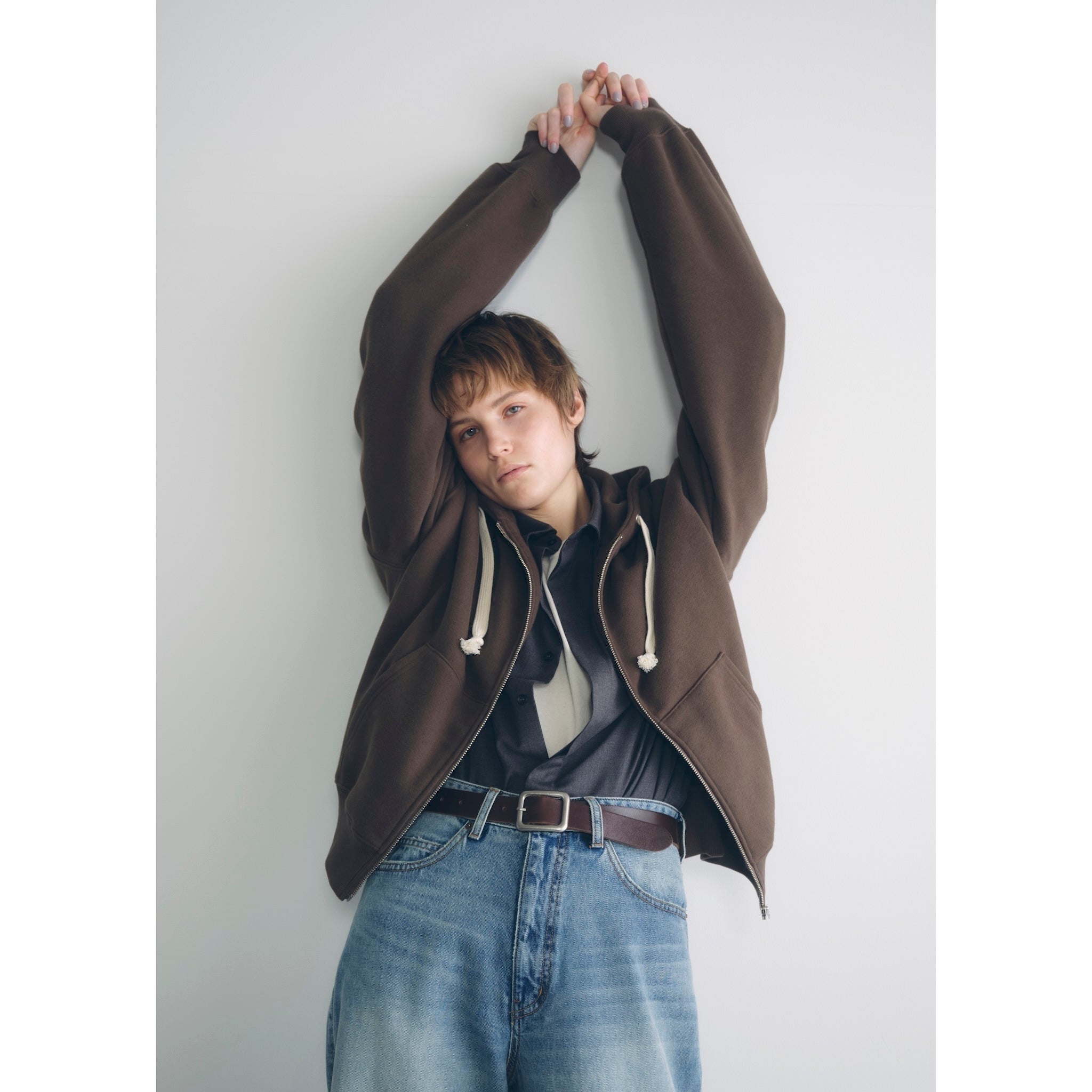 Volume Sweat Zipフーディー