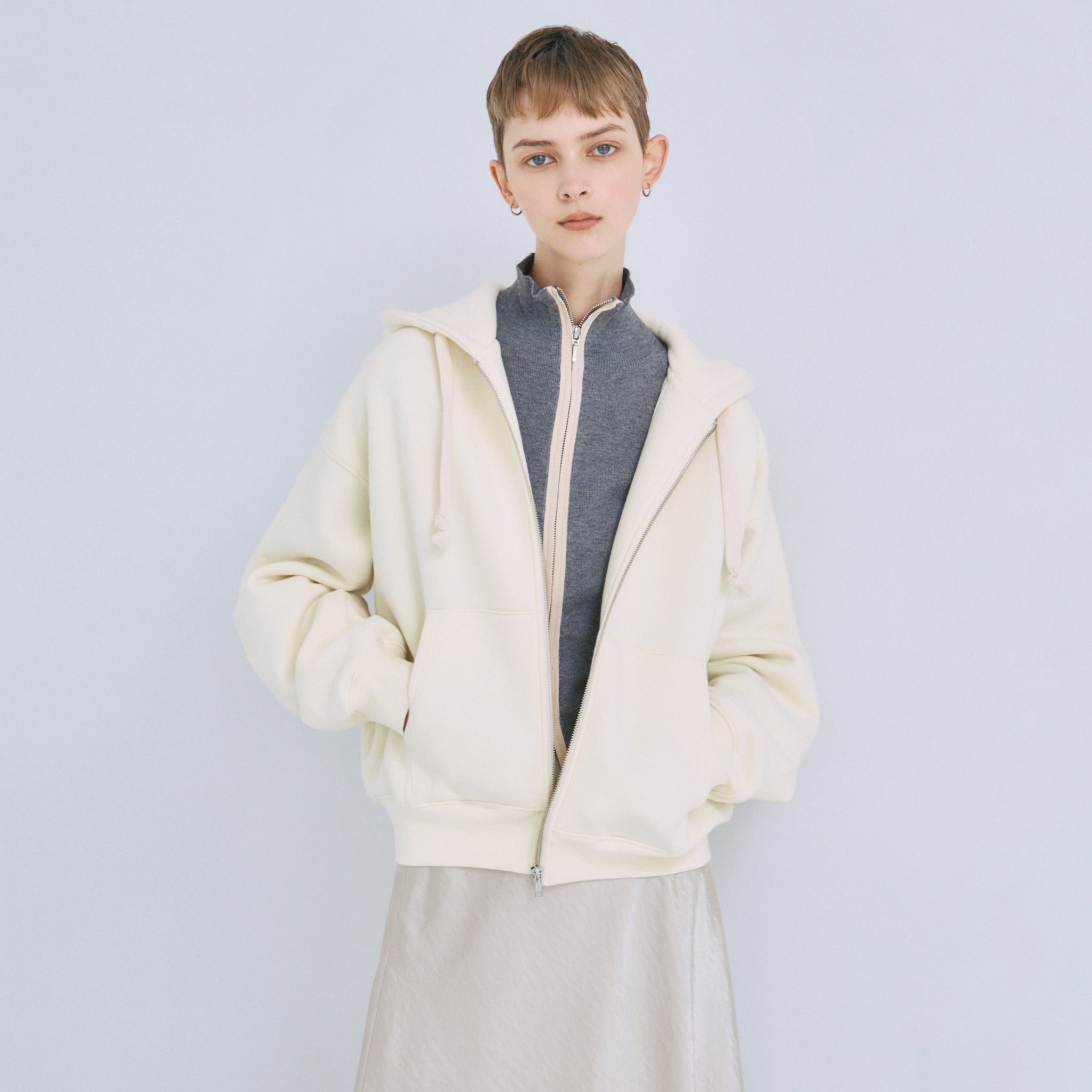 Volume Sweat Zip Hoodie