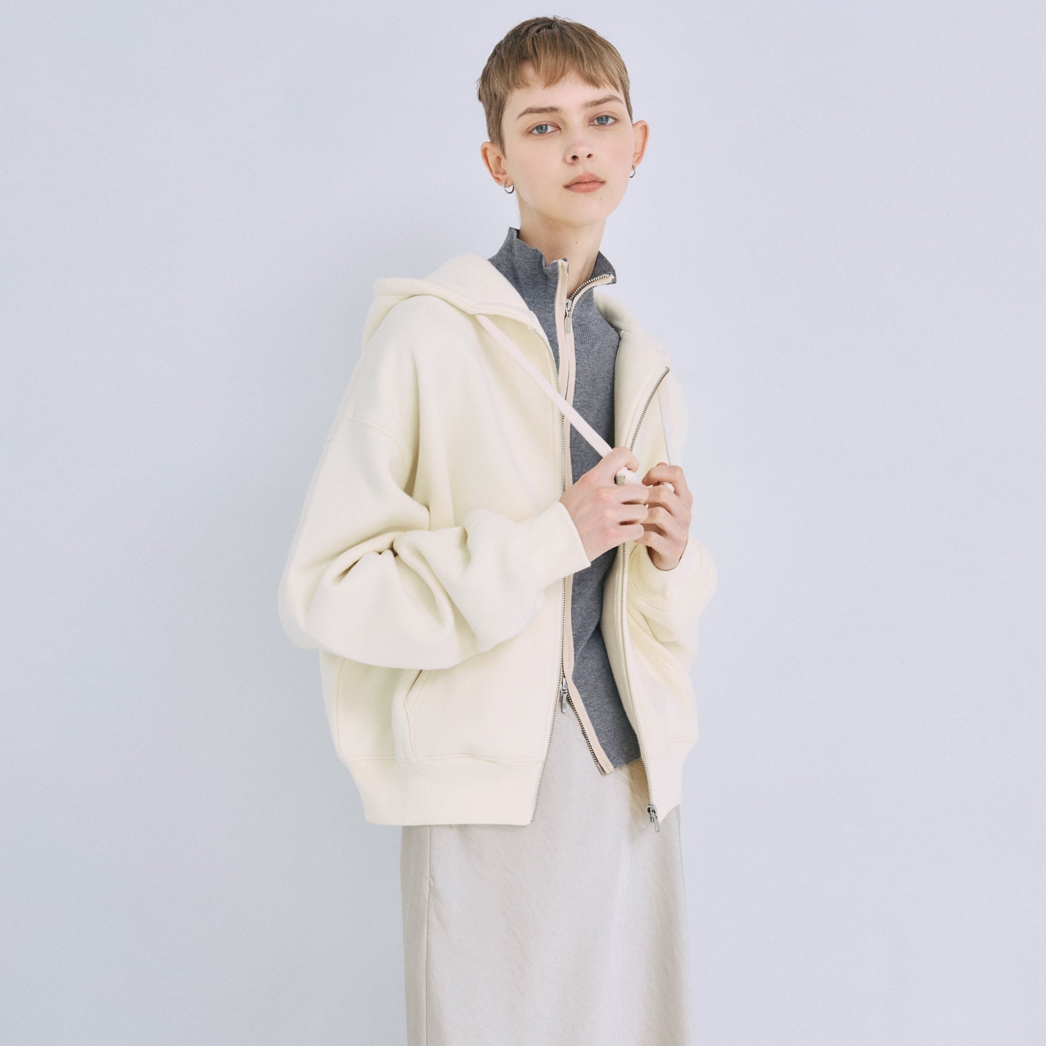 Volume Sweat Zip Hoodie