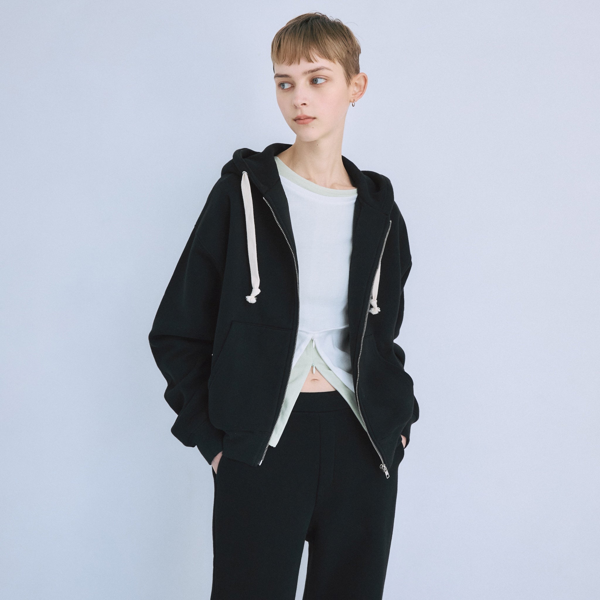 Volume Sweat Zip Hoodie