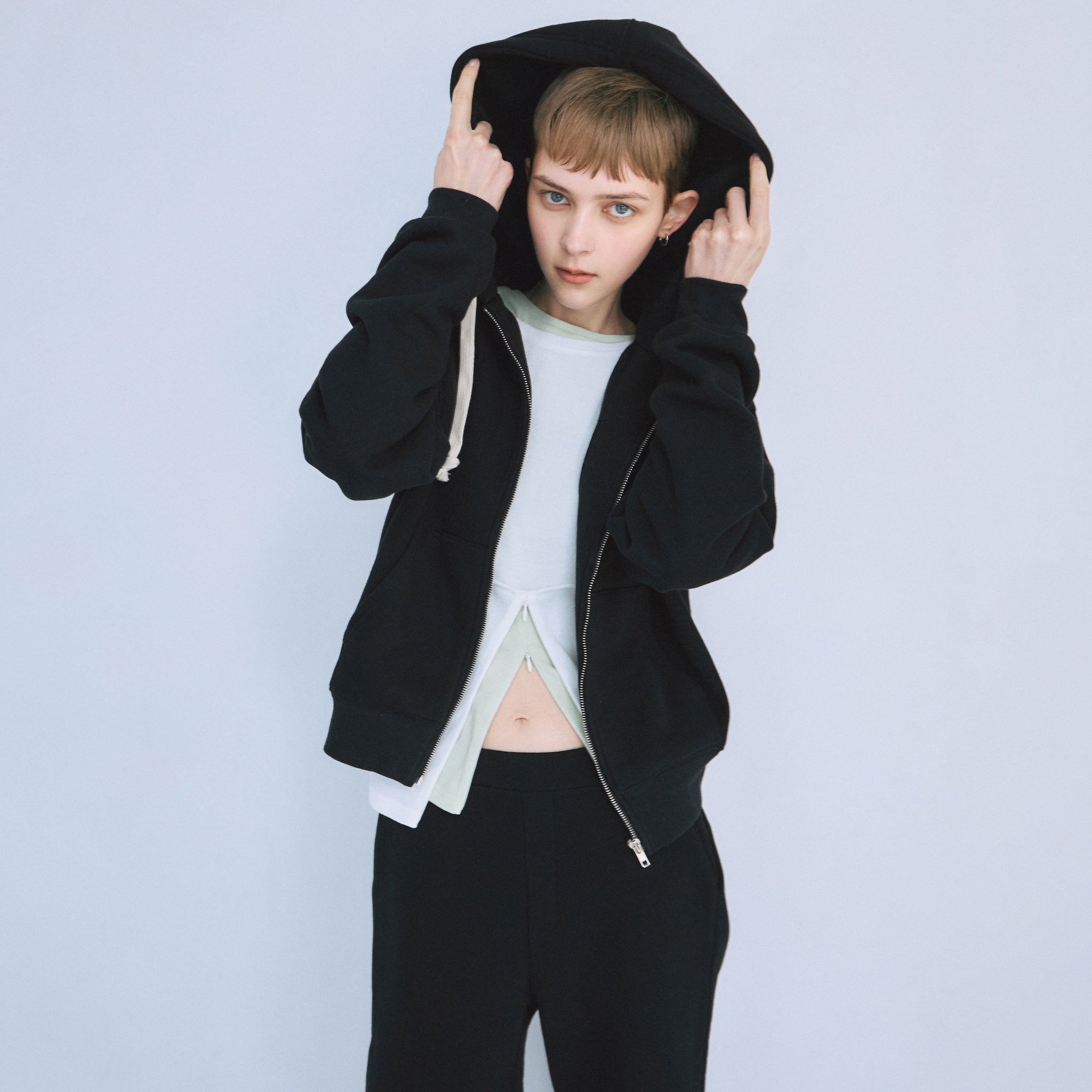 Volume Sweat Zip Hoodie