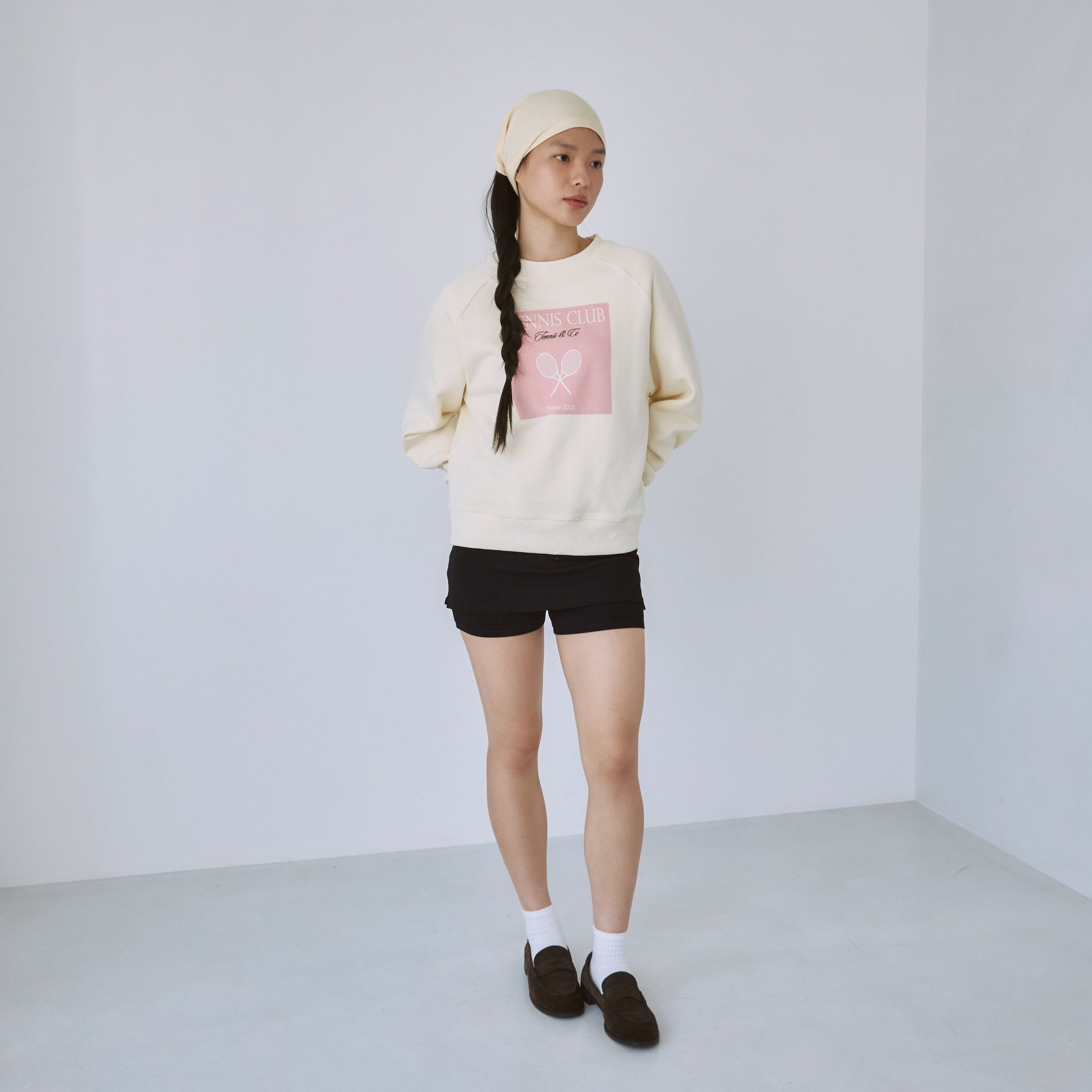 TENNIS CLUB ラグランスウェット