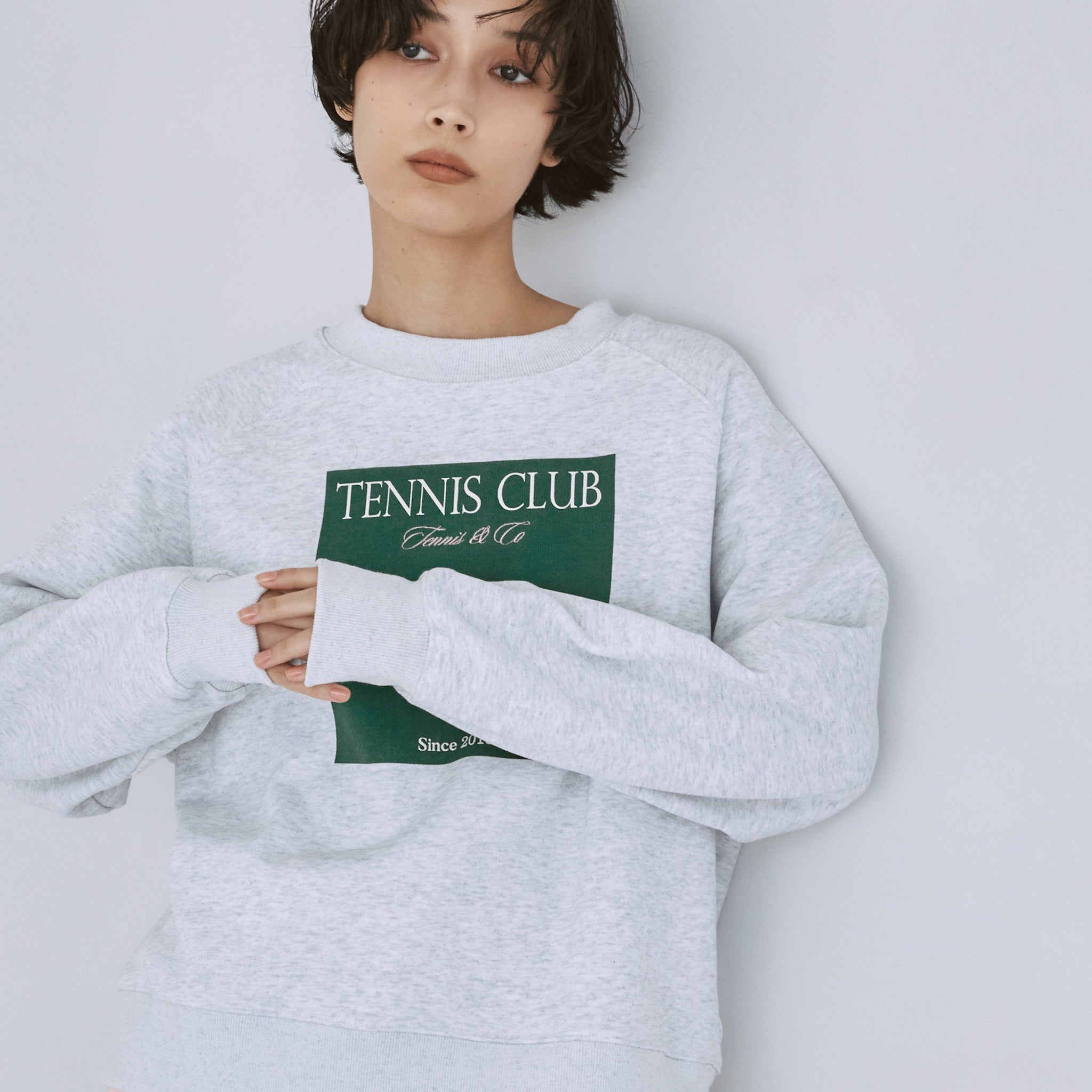 TENNIS CLUB ラグランスウェット