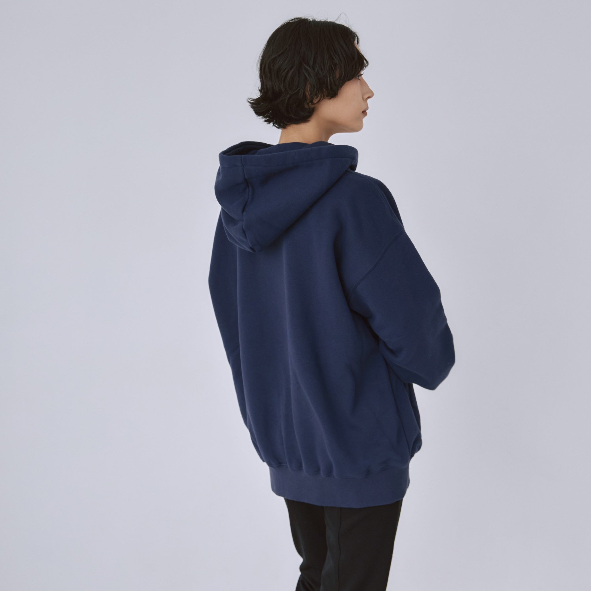 Mini Logo Volume Sweat Zipフーディー