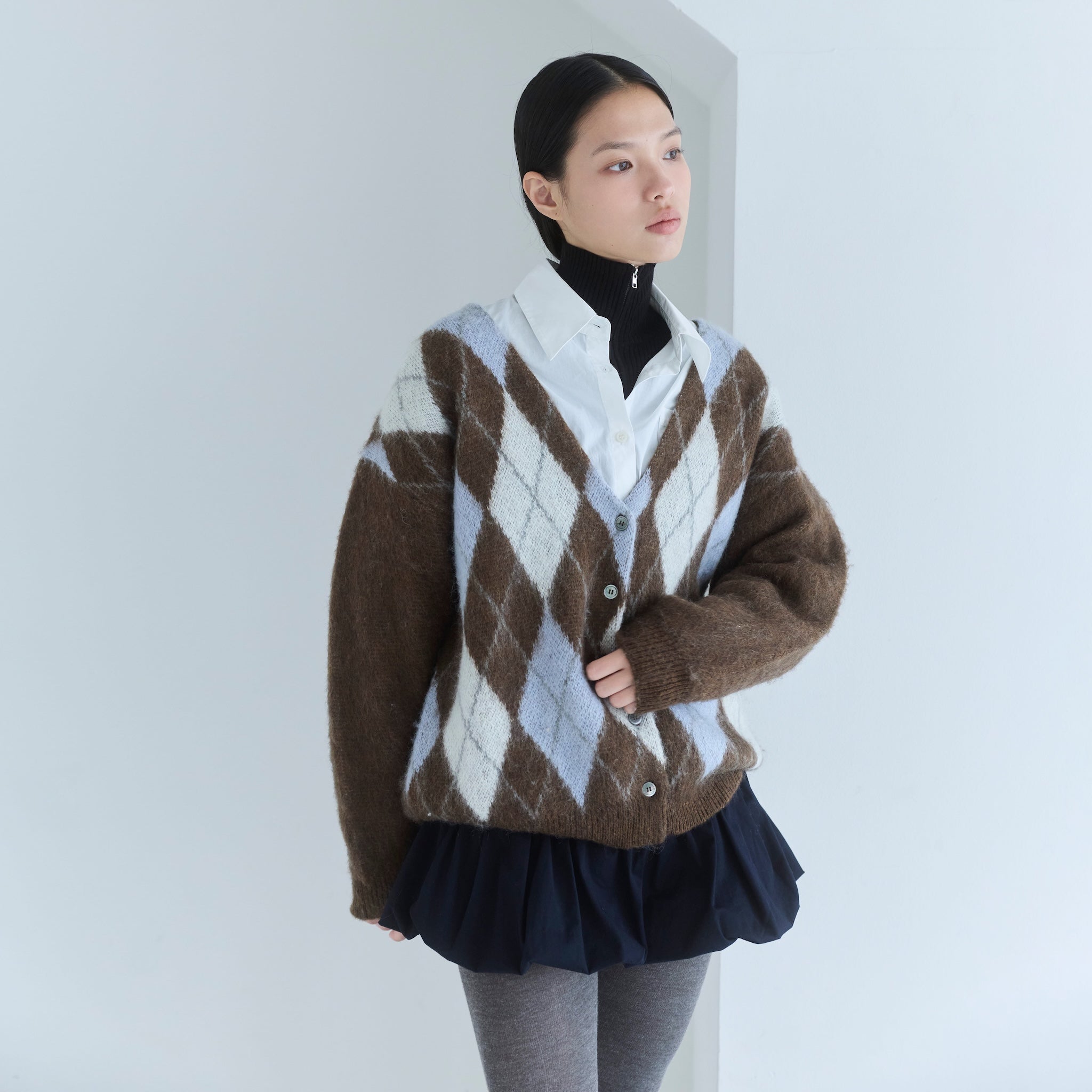 Woolモヘヤカーディガン