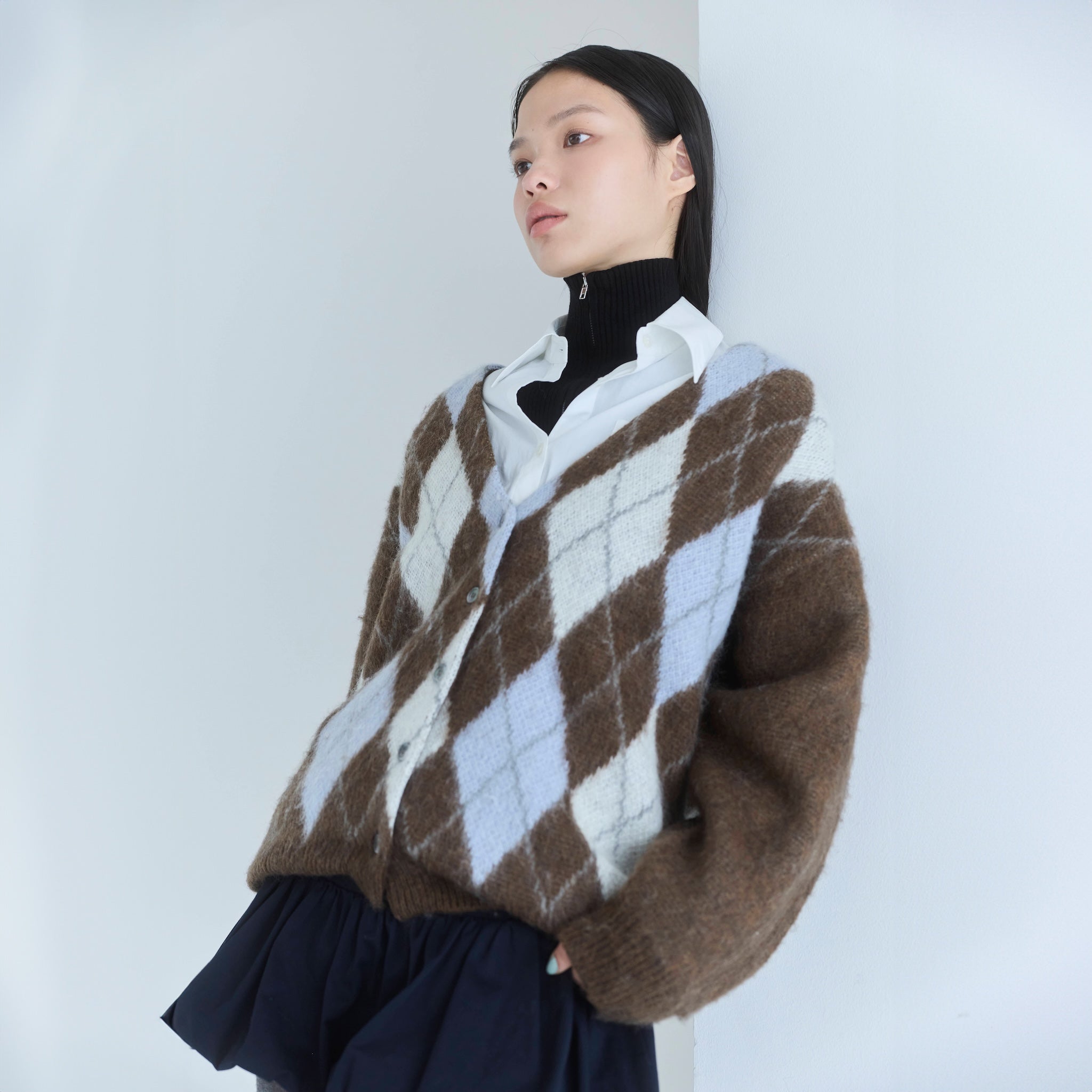 Woolモヘヤカーディガン