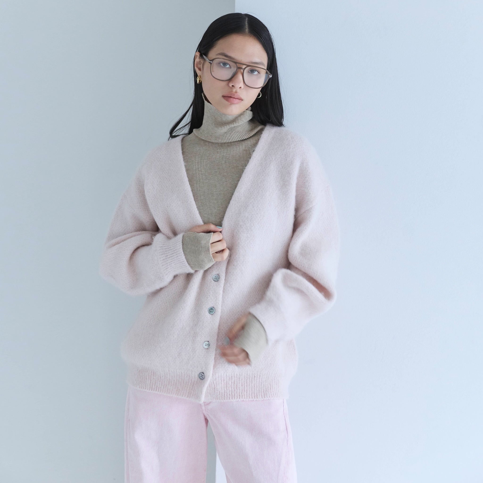 Woolモヘヤカーディガン