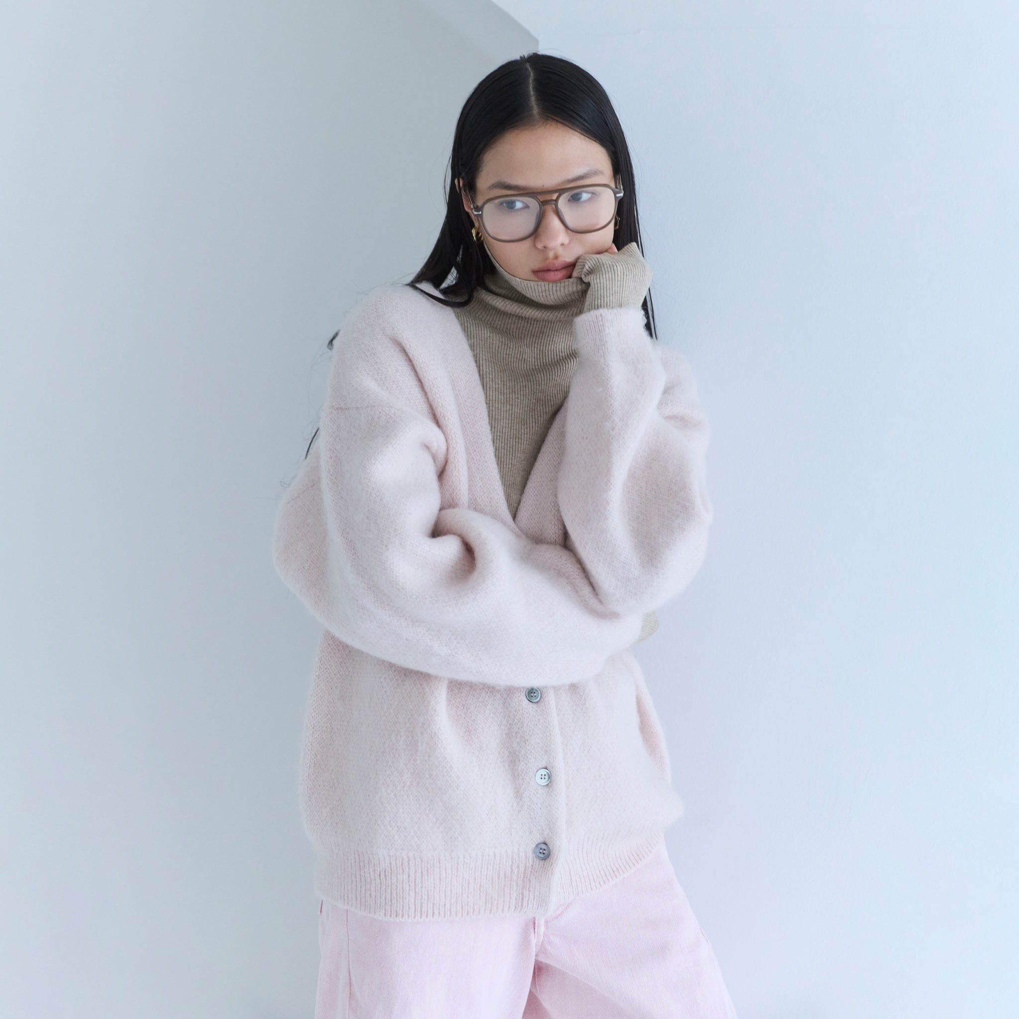 Woolモヘヤカーディガン