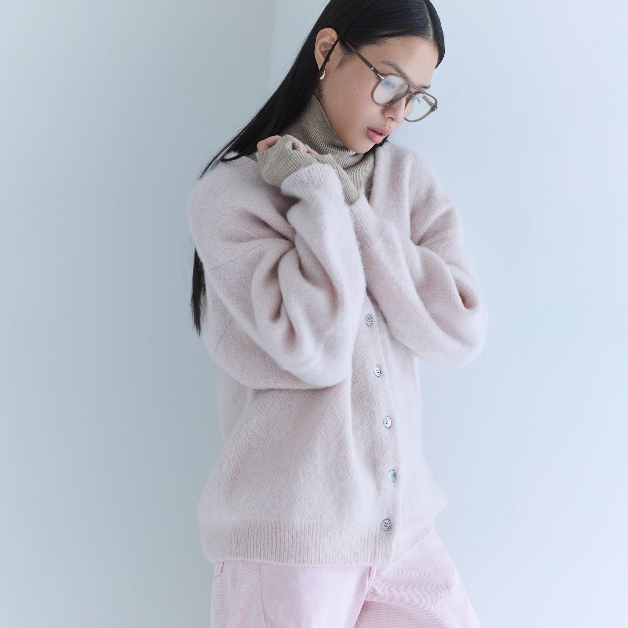 Woolモヘヤカーディガン